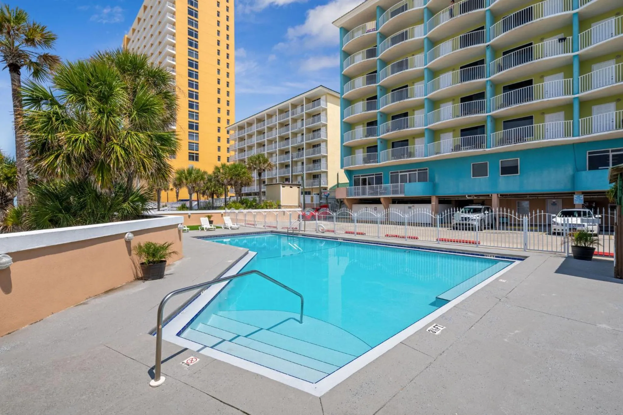 Swimming pool in Holiday Terrace Beachfront Hotel, a By The Sea Resort