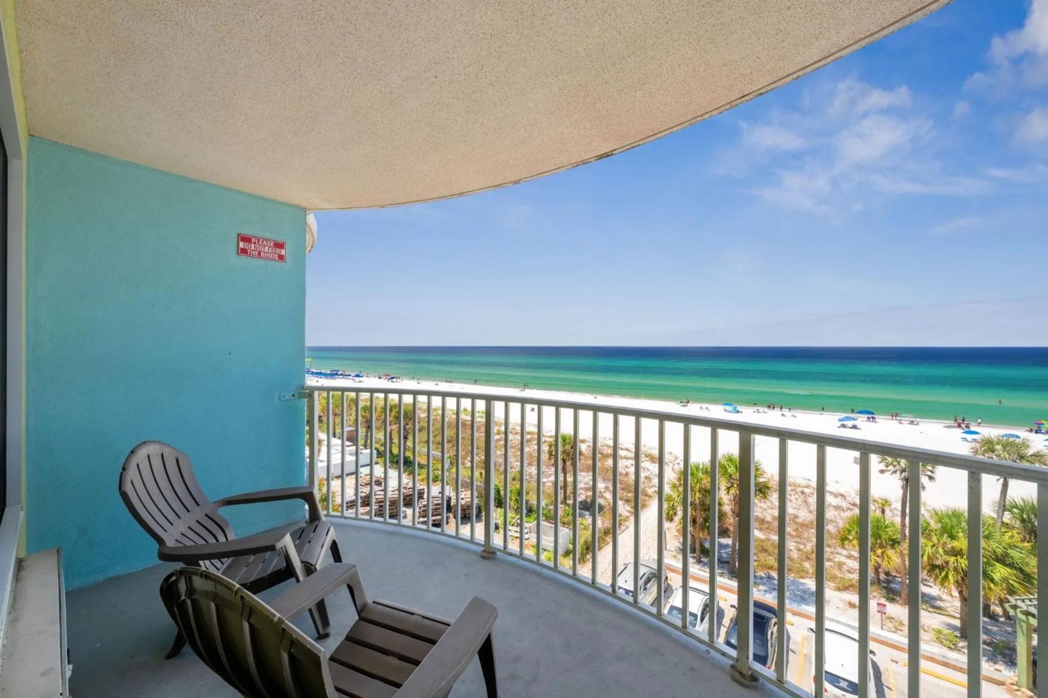 Balcony/Terrace in Holiday Terrace Beachfront Hotel, a By The Sea Resort