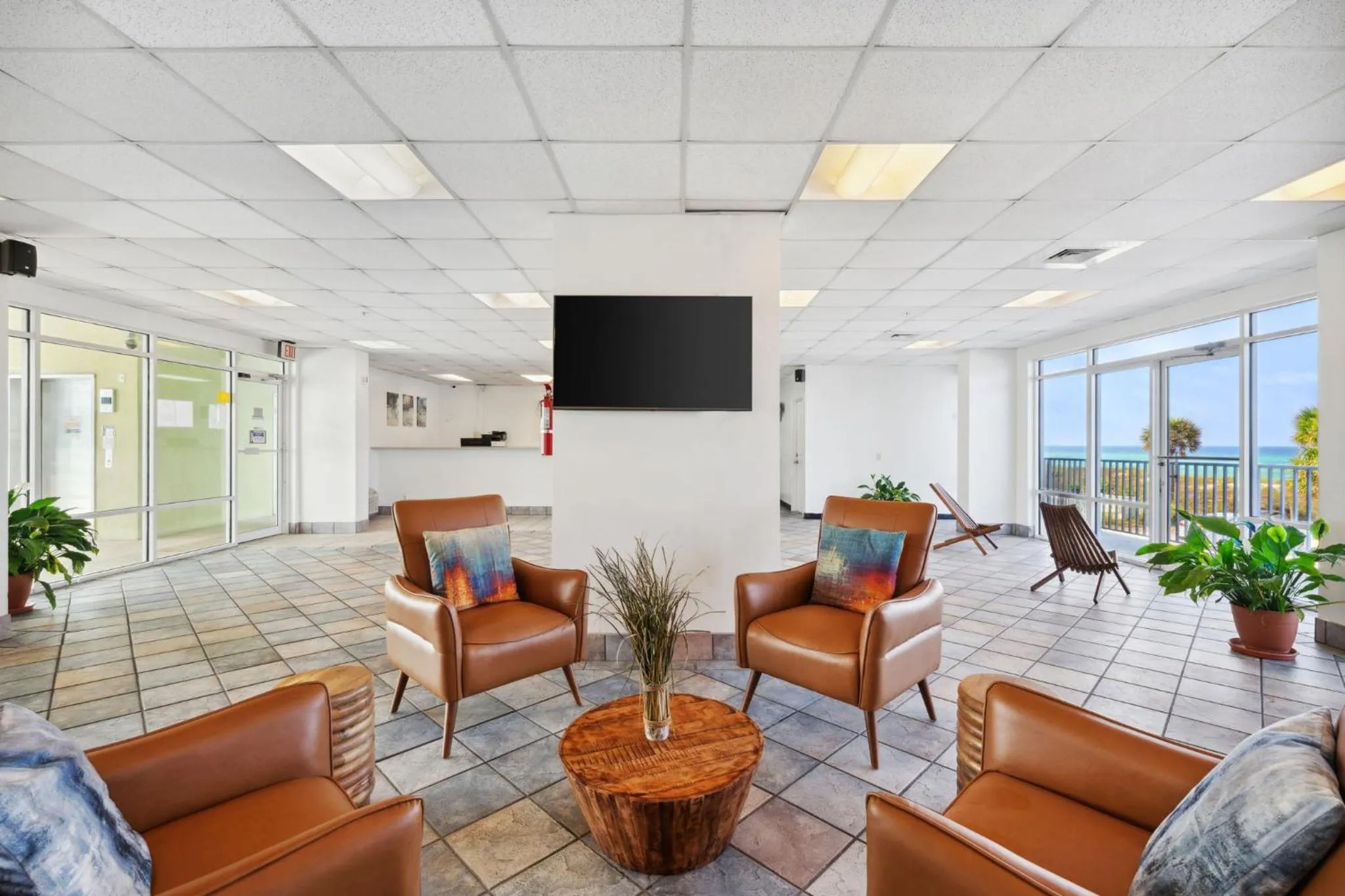 Lobby or reception in Holiday Terrace Beachfront Hotel, a By The Sea Resort