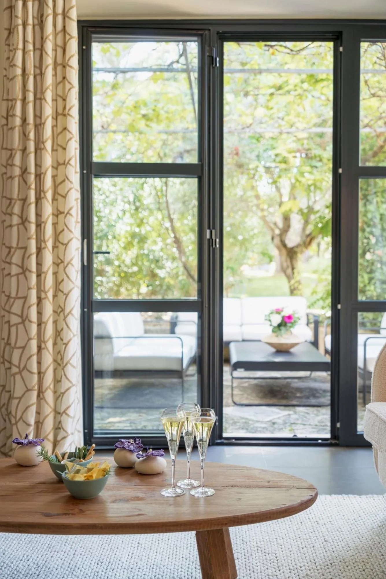 Garden view in Le Vallon de Valrugues Hotel Spa & Villas