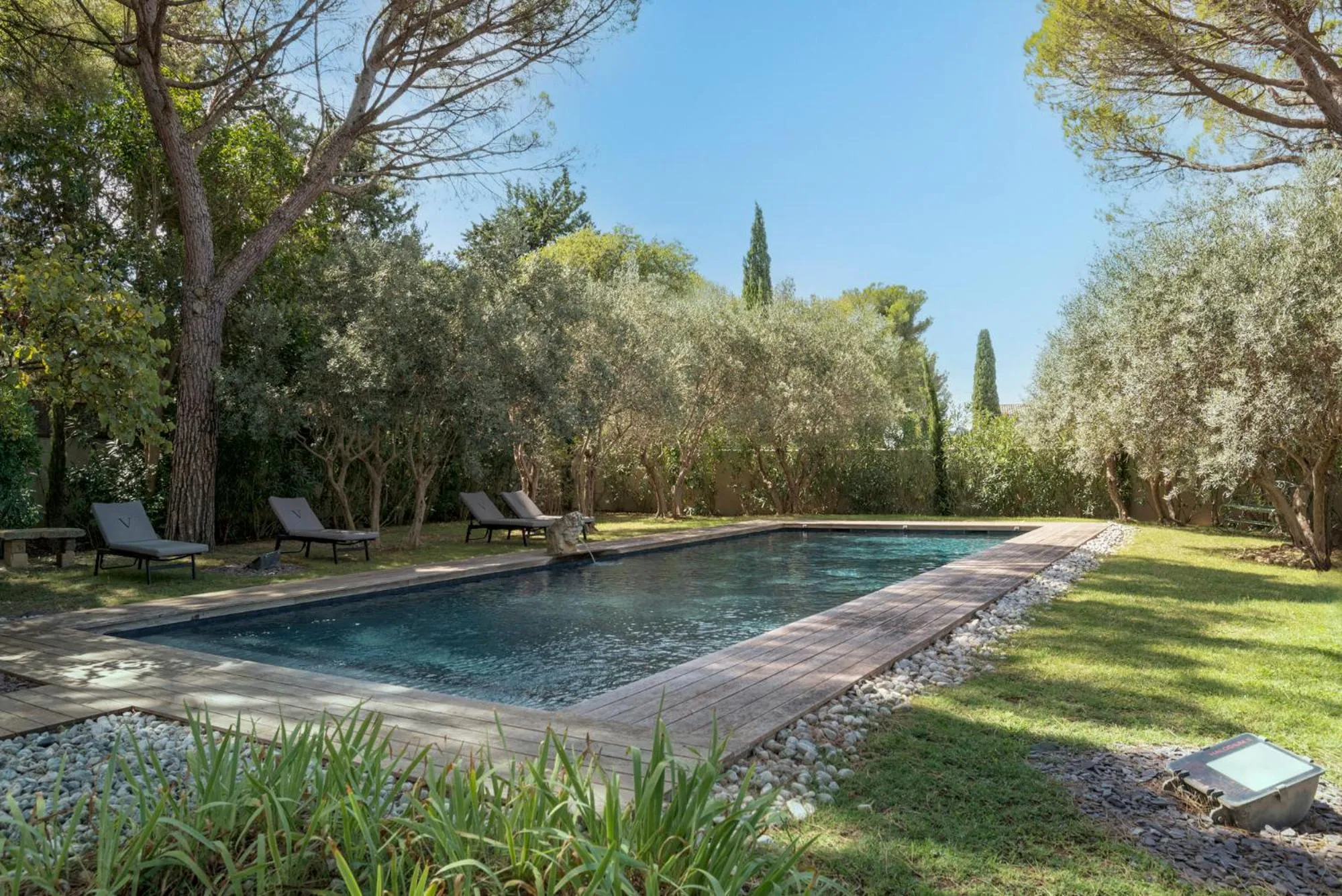 Swimming pool in Le Vallon de Valrugues Hotel Spa & Villas