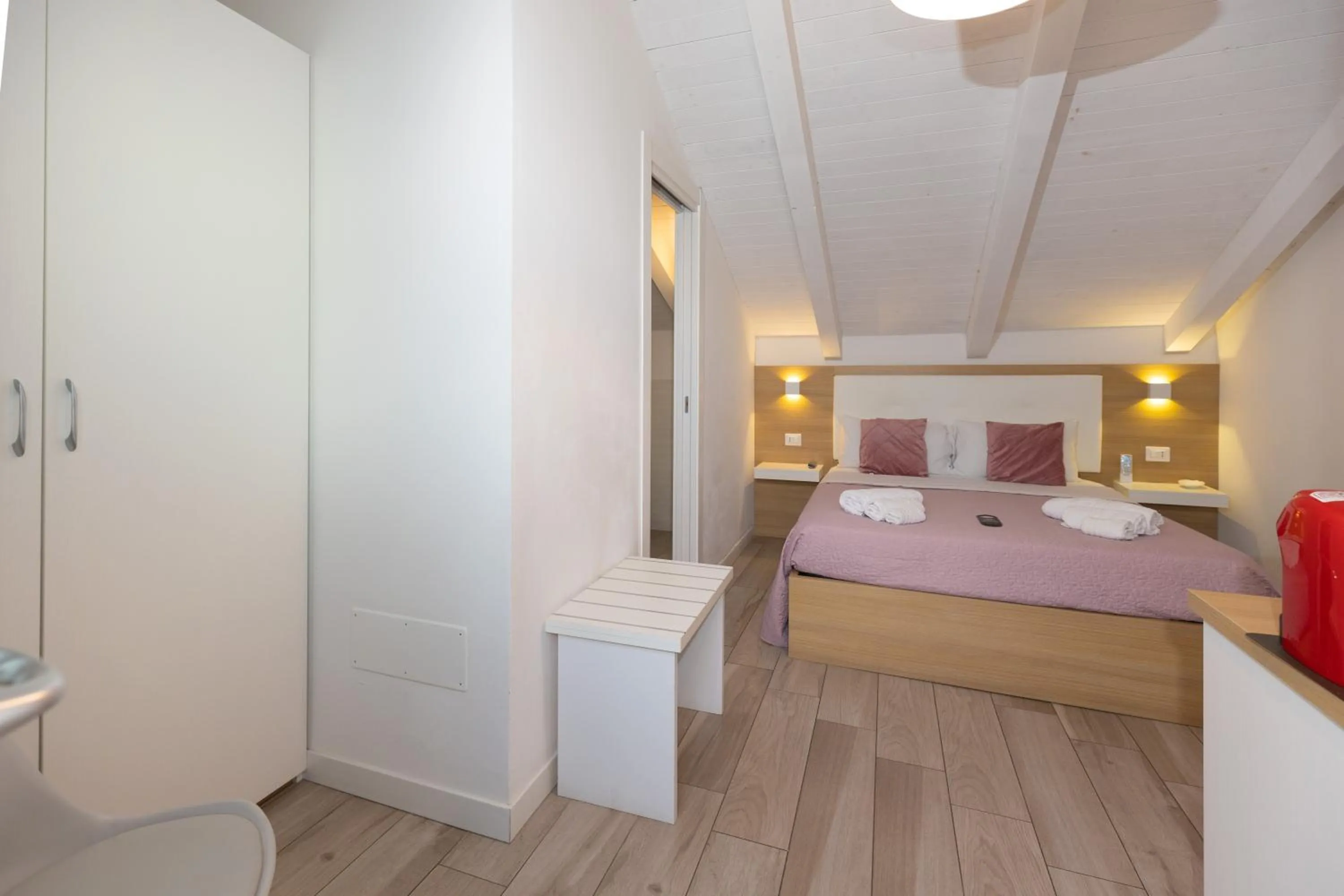 Bed in B&B Island Tropea -Sea View Rooms & Suites-