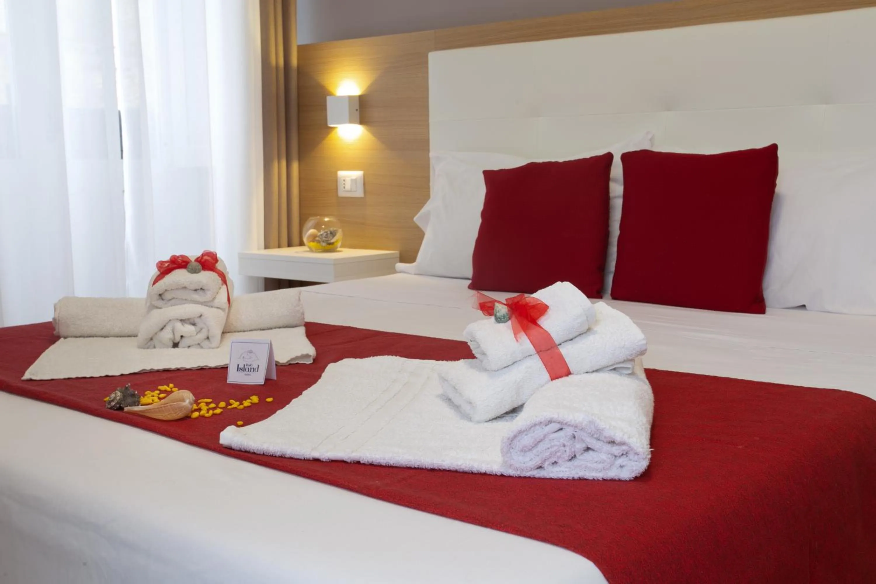 Bed in B&B Island Tropea -Sea View Rooms & Suites-