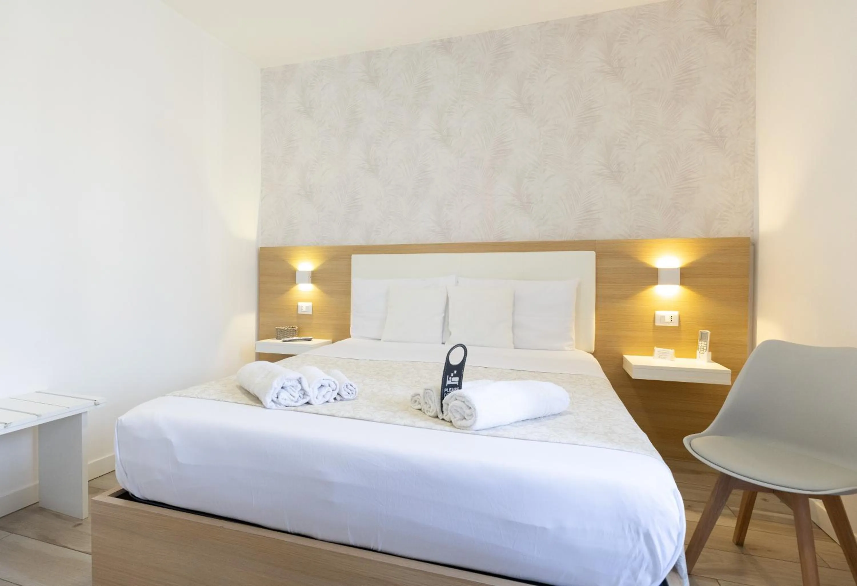 Bed in B&B Island Tropea -Sea View Rooms & Suites-