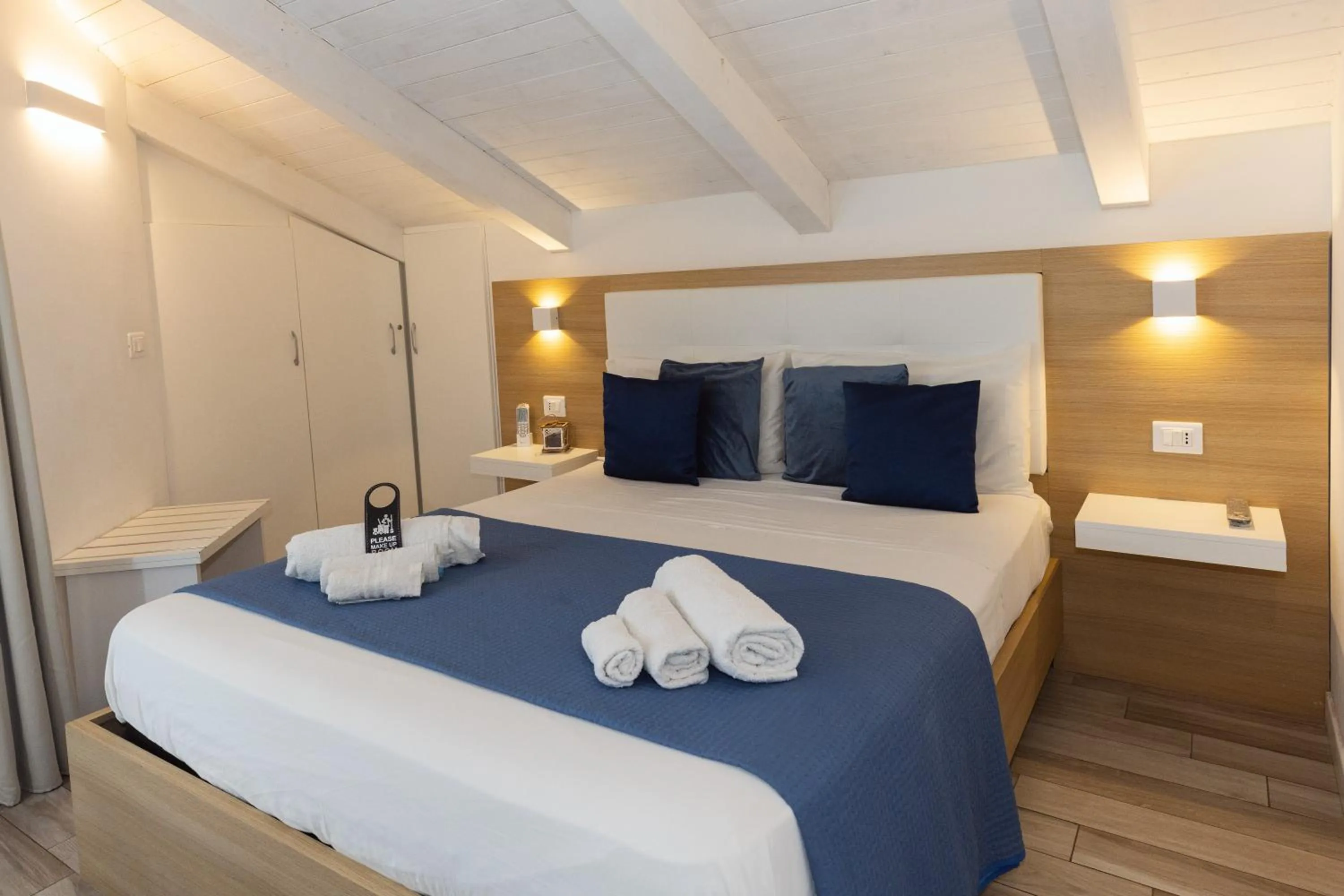 Bed in B&B Island Tropea -Sea View Rooms & Suites-