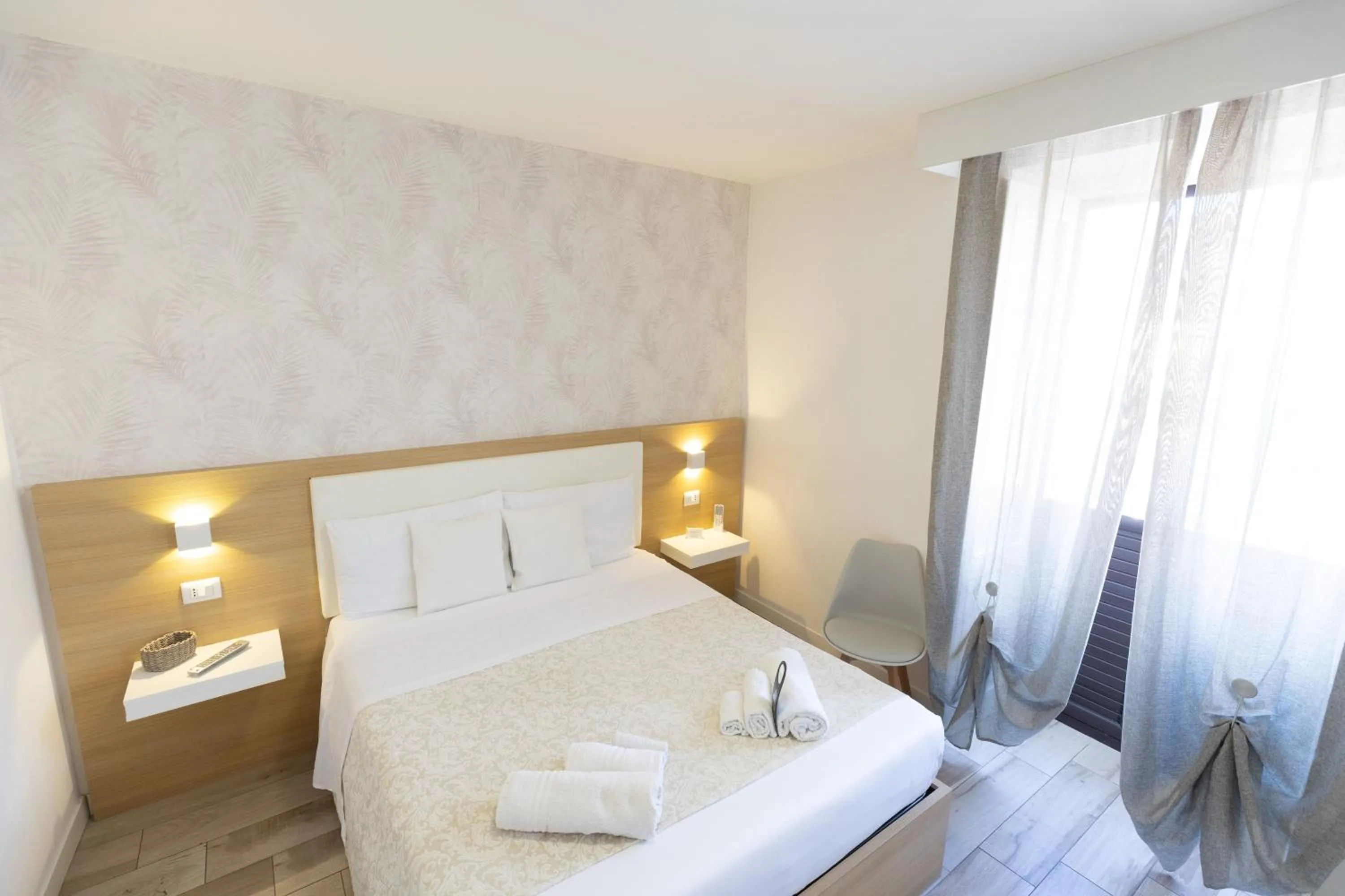 Bed in B&B Island Tropea -Sea View Rooms & Suites-