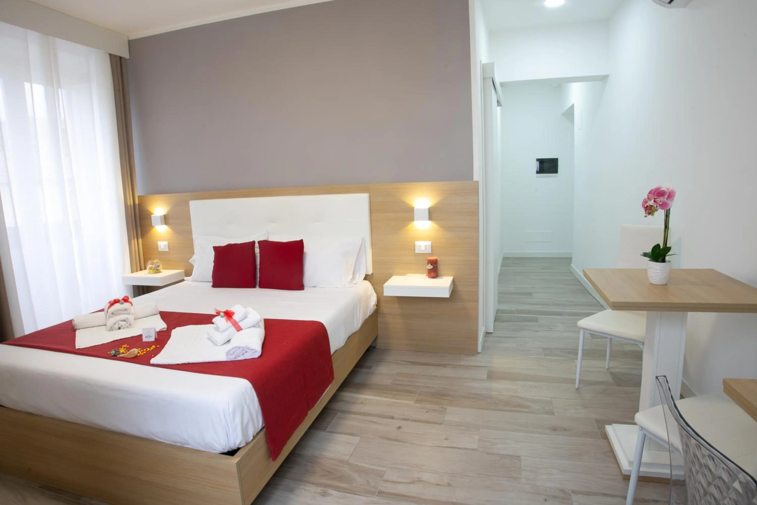 Bed in B&B Island Tropea -Sea View Rooms & Suites-