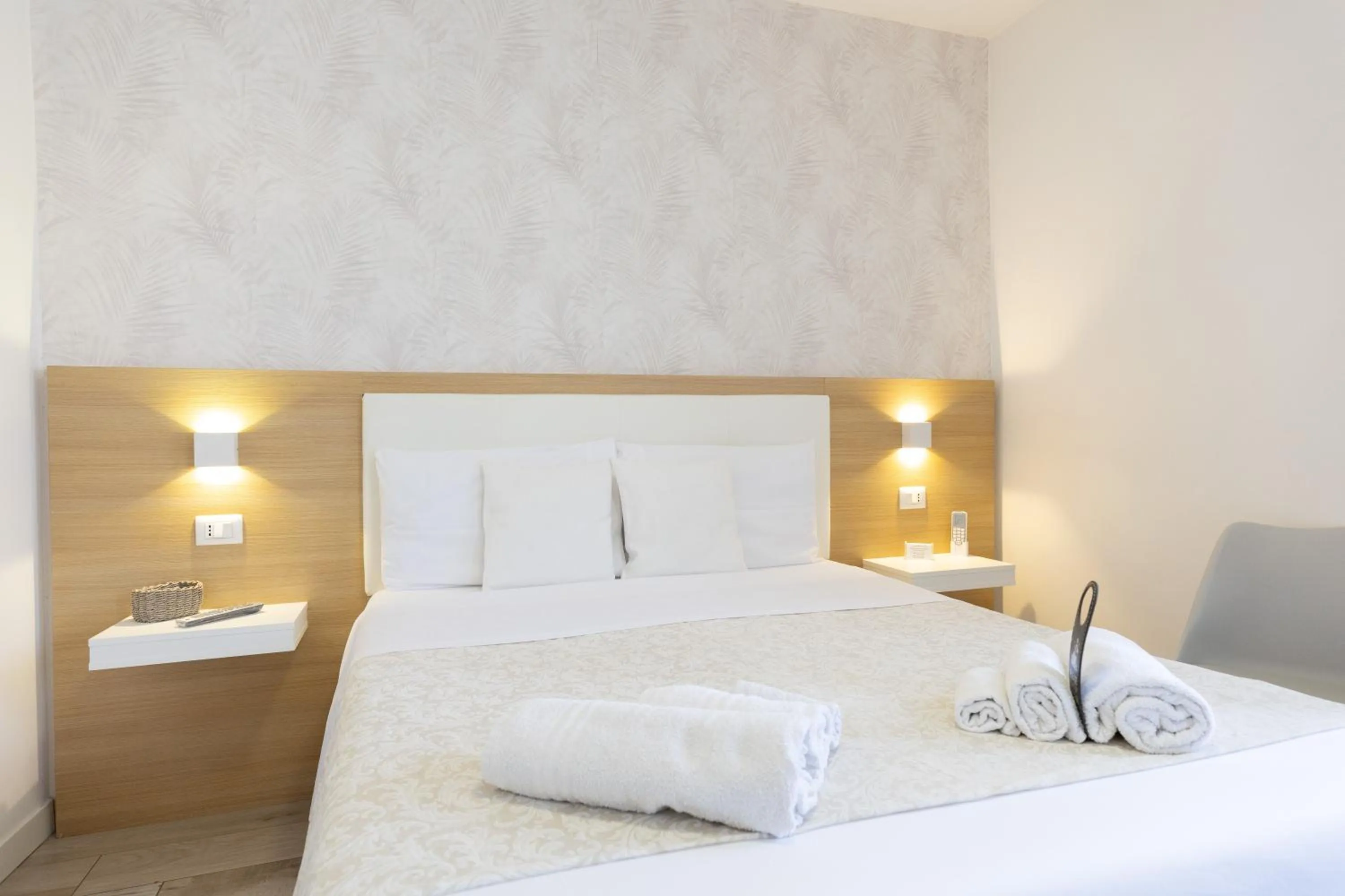 Bed in B&B Island Tropea -Sea View Rooms & Suites-
