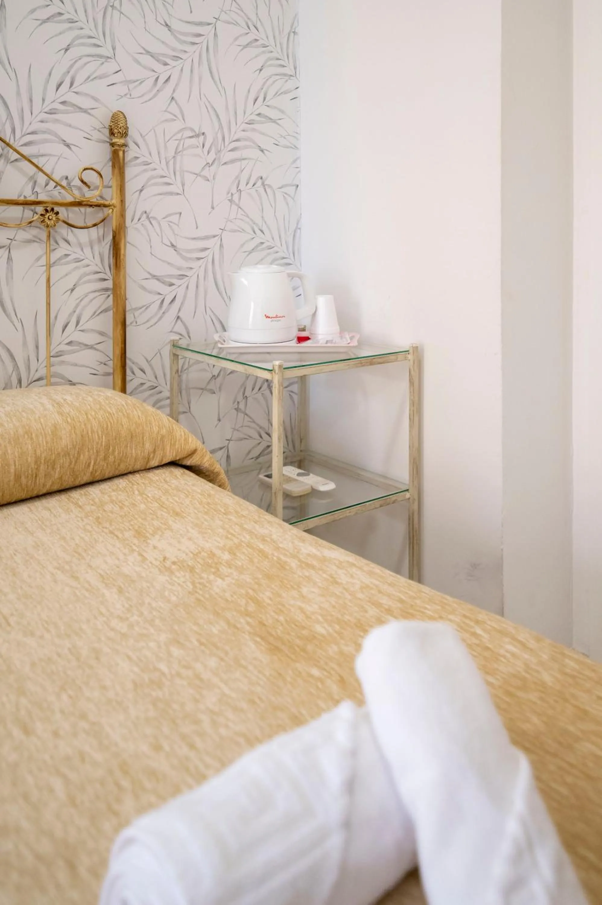 Decorative detail, Bed in Hotel Manzanito