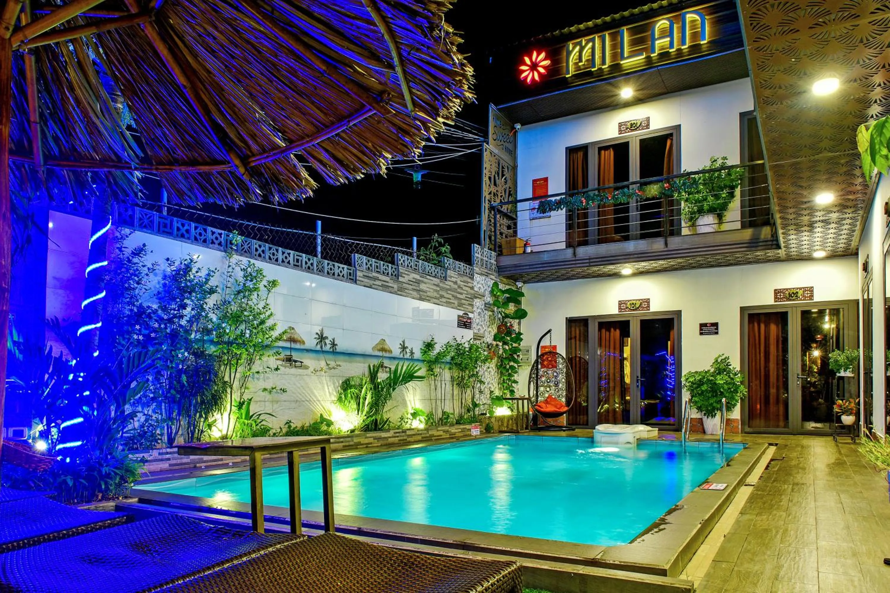 Swimming pool in Mi Lan Boutique Resort