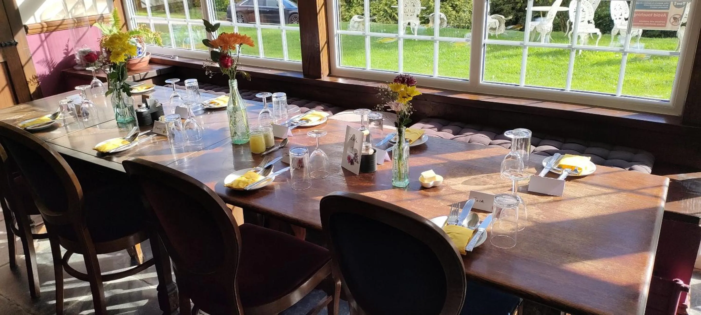Dining area in Great Trethew Hotel - Self Catering Lodges - Bar & Restaurant