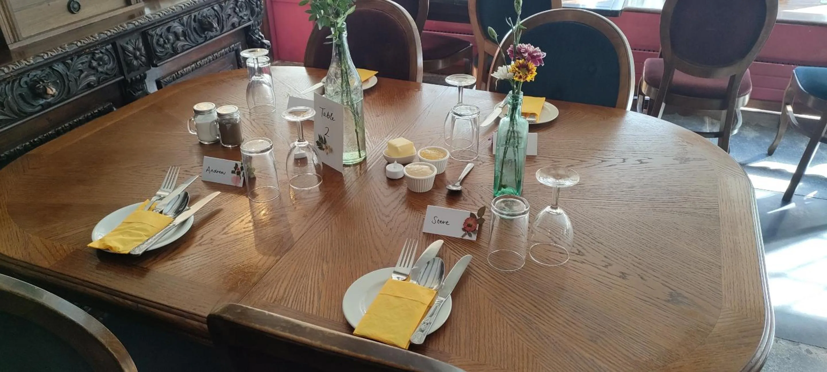 Dining area in Great Trethew Hotel - Self Catering Lodges - Bar & Restaurant