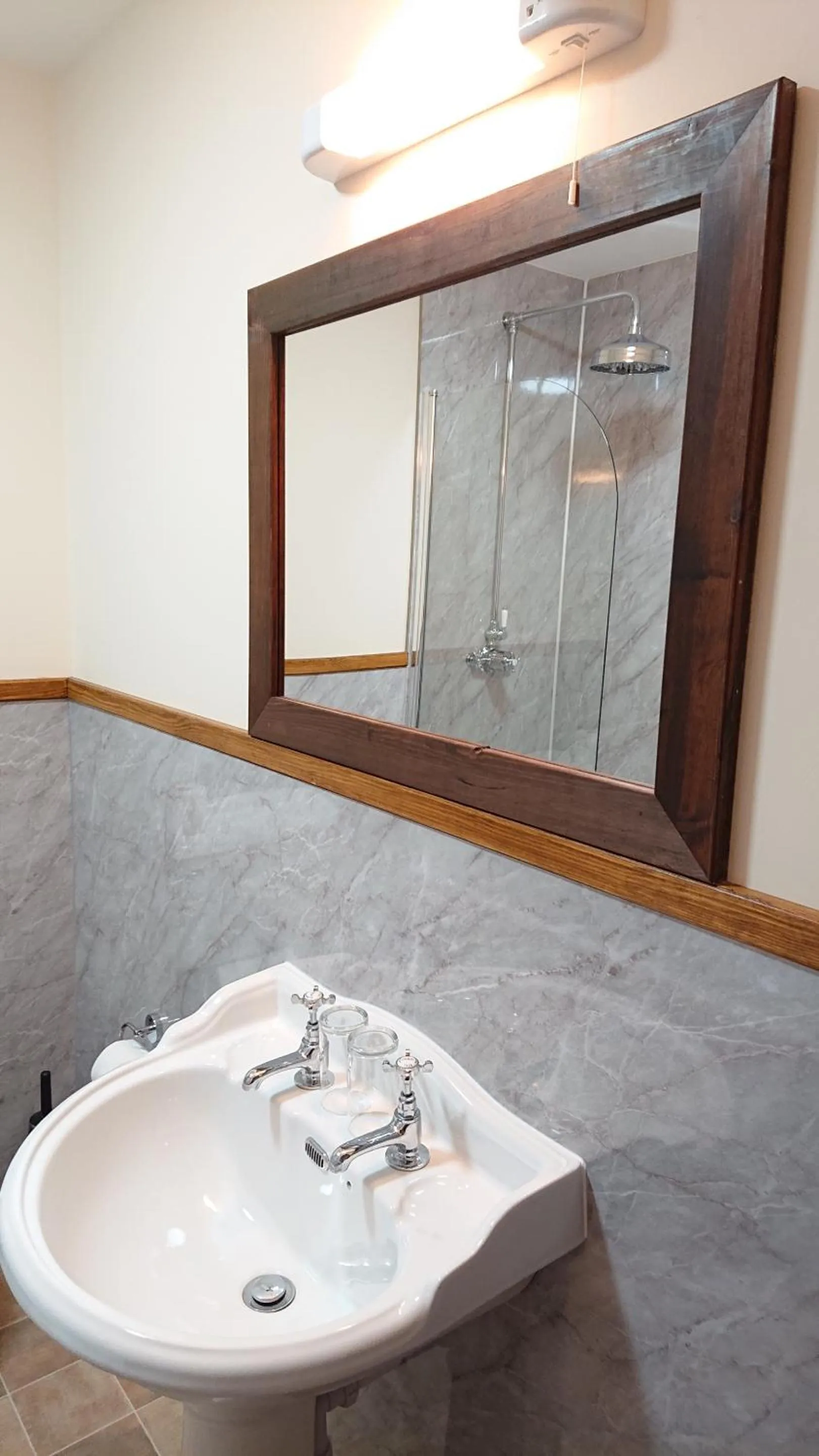 Bathroom in Great Trethew Hotel - Self Catering Lodges - Bar & Restaurant