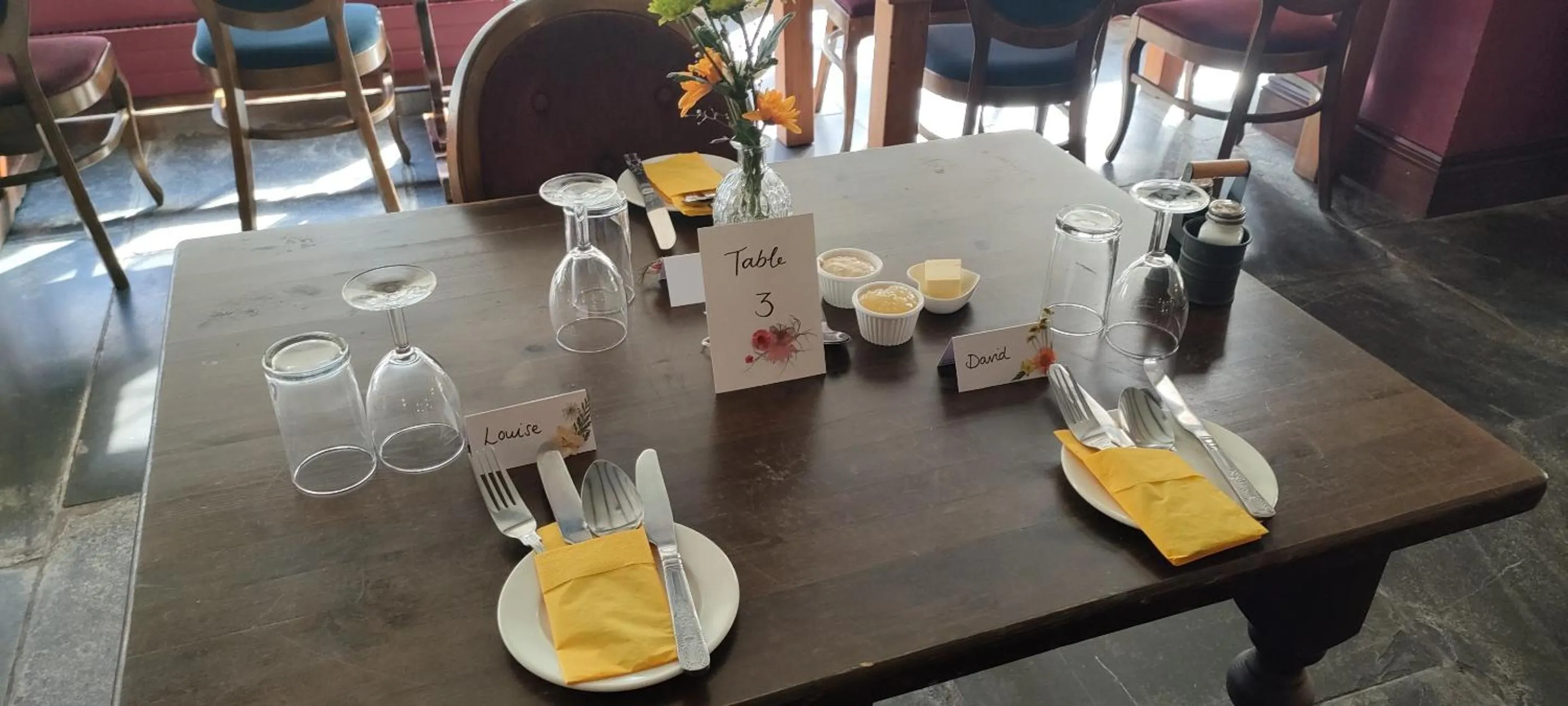 Dining area in Great Trethew Hotel - Self Catering Lodges - Bar & Restaurant