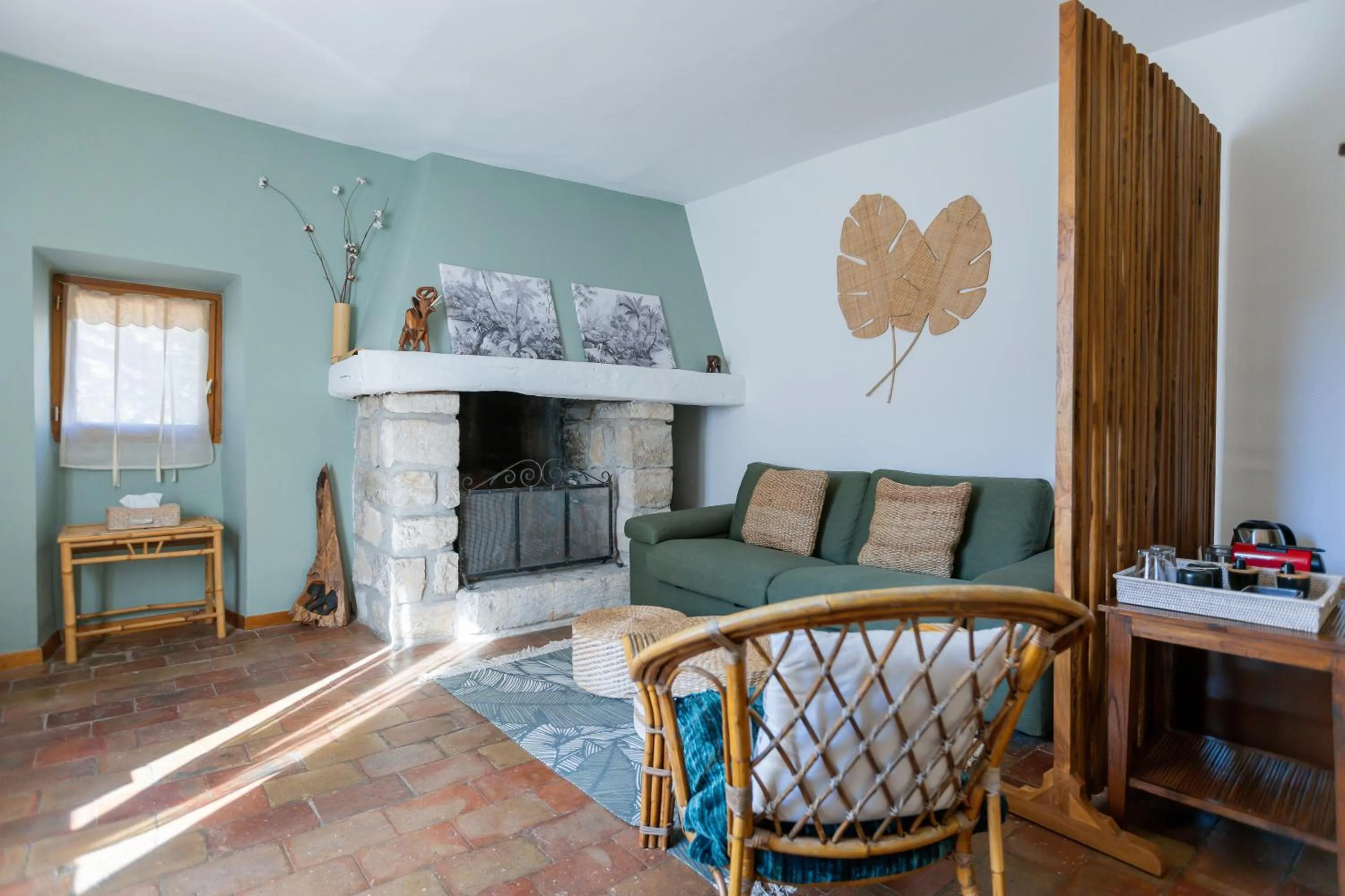 Living room in Le Mas Fraissinet