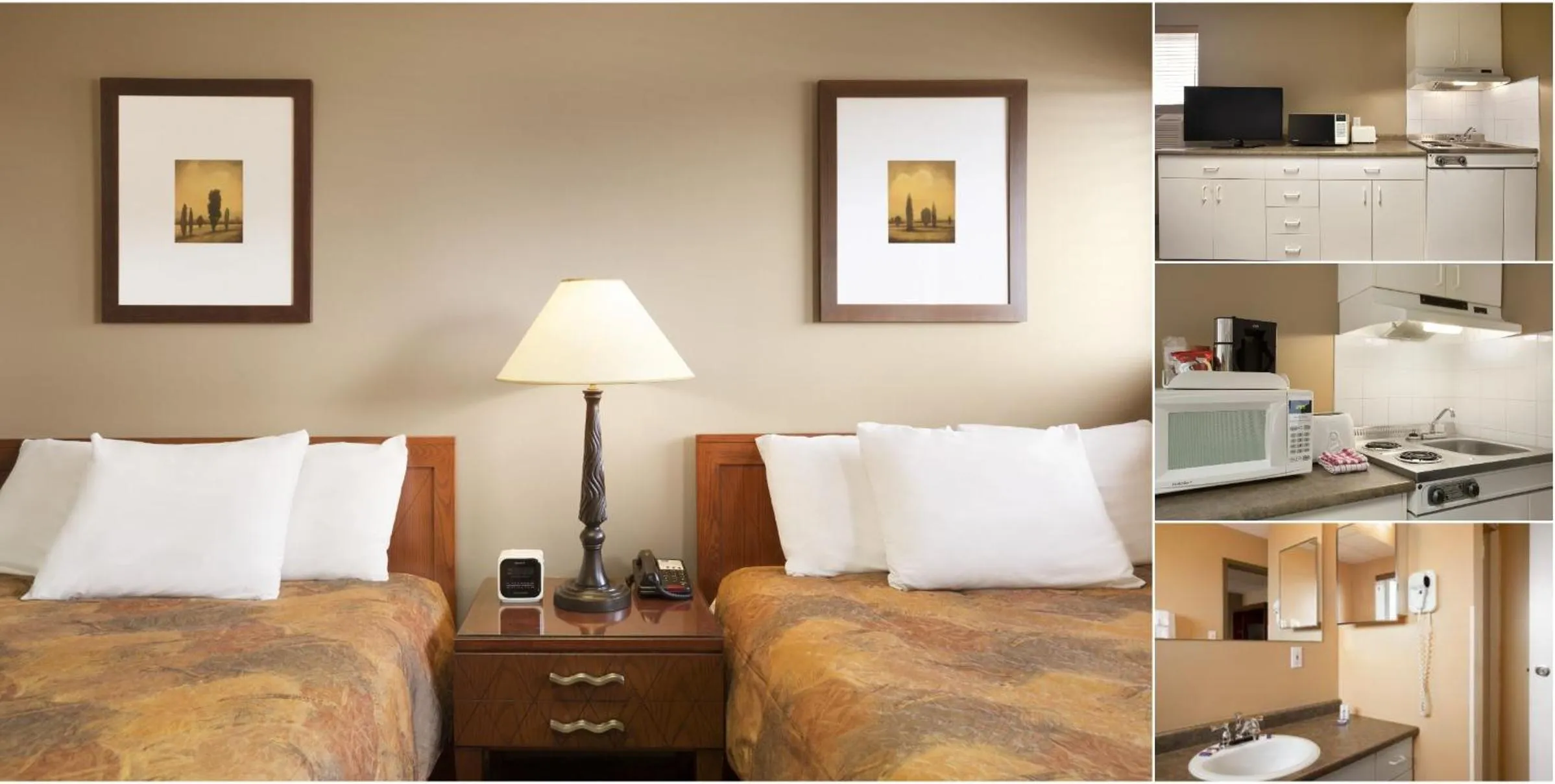 Bed in Central Suite Hotel