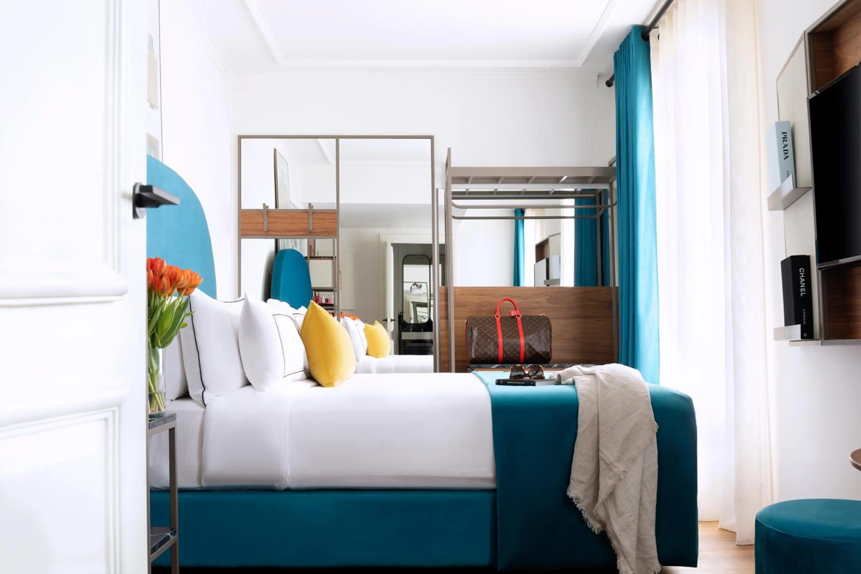 Bed in Villa Marquis a Member of Melia Collection Tour Eiffel