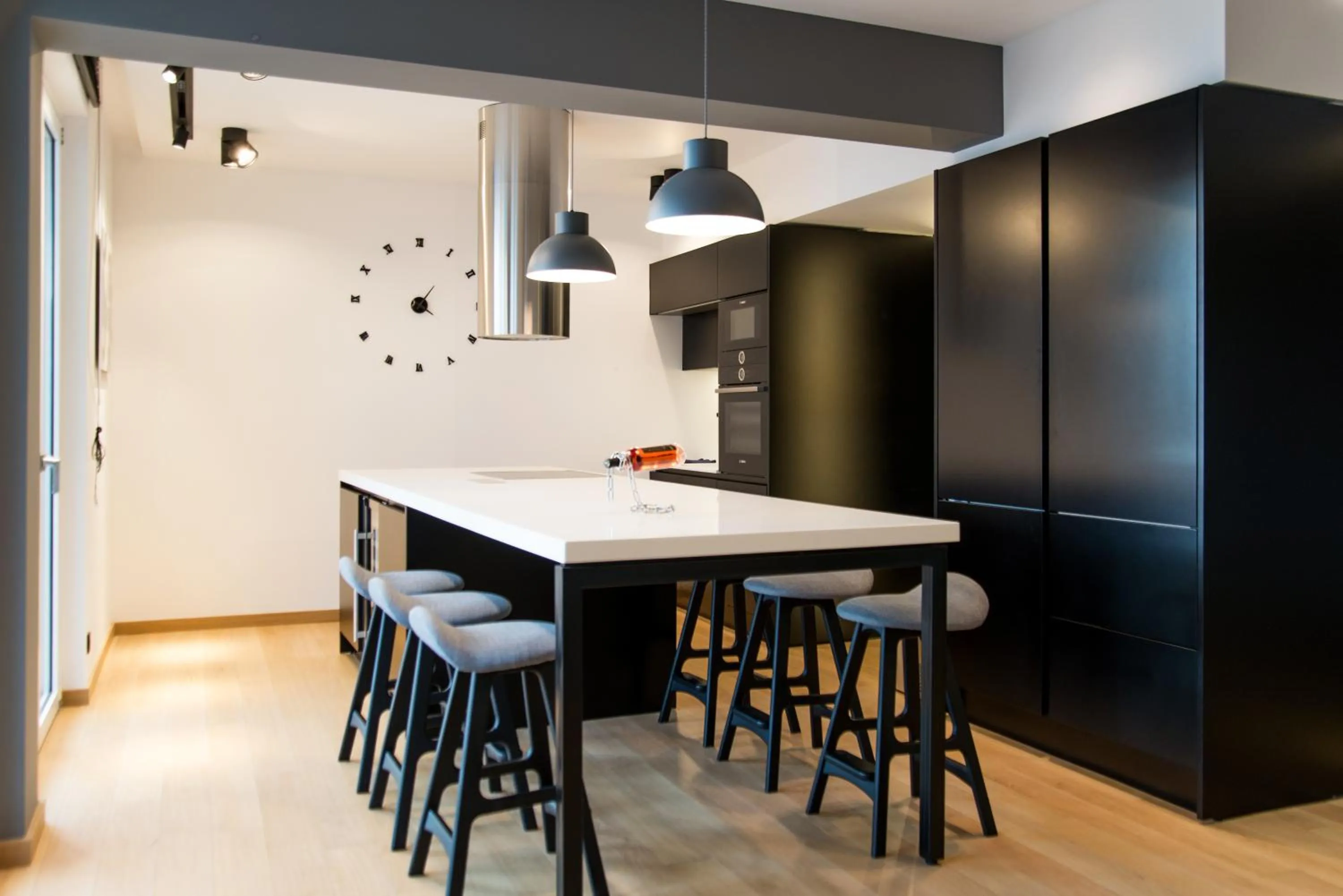 Kitchen or kitchenette in PINACOTA SUITES ATHENS