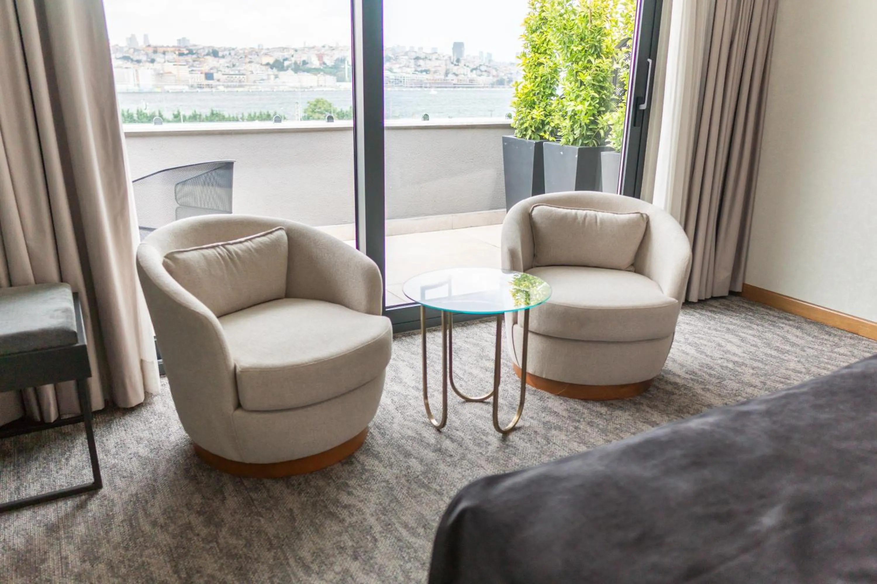 Seating area in MEG HOTEL