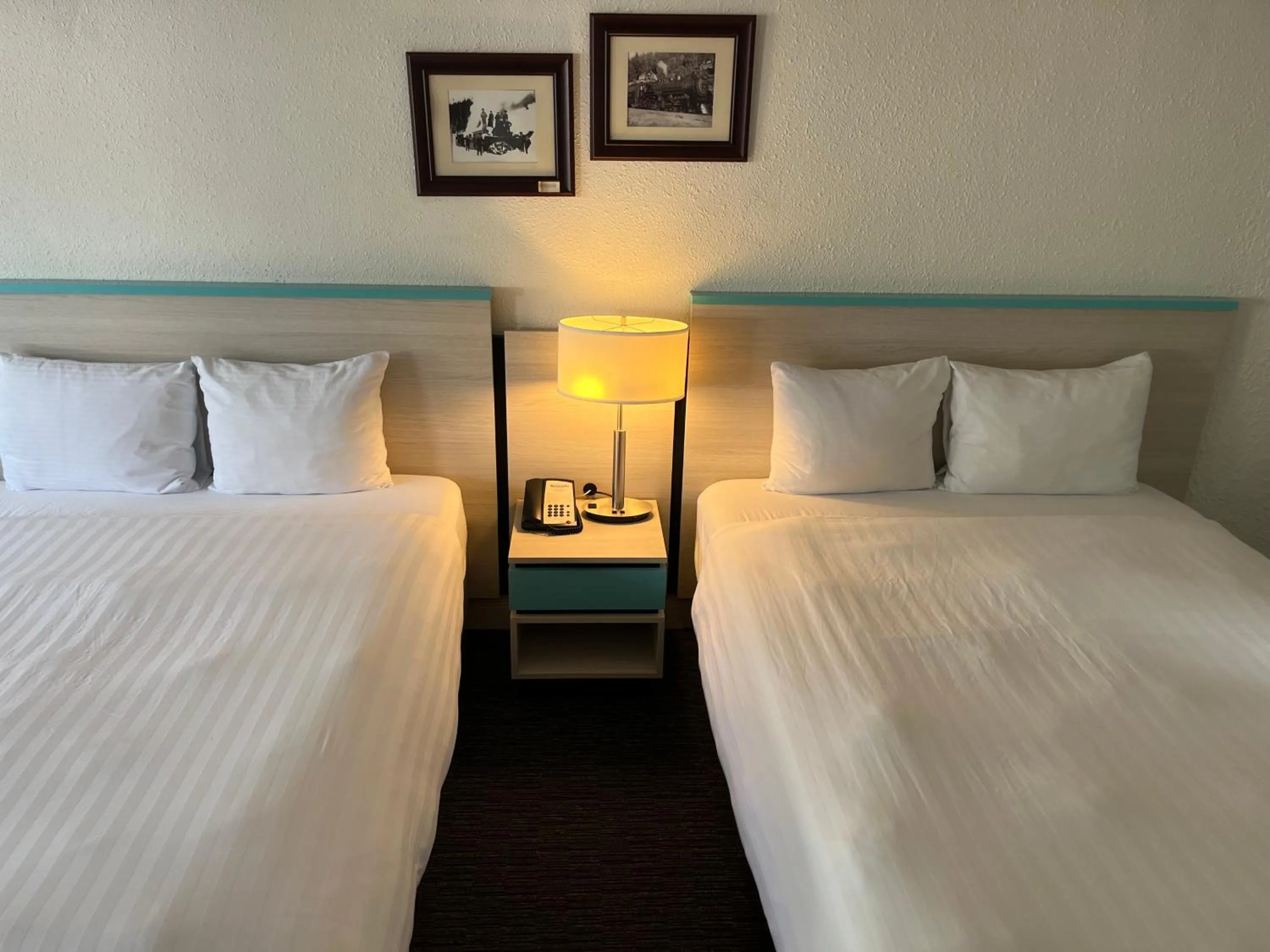 Bed in Revelstoke Lodge