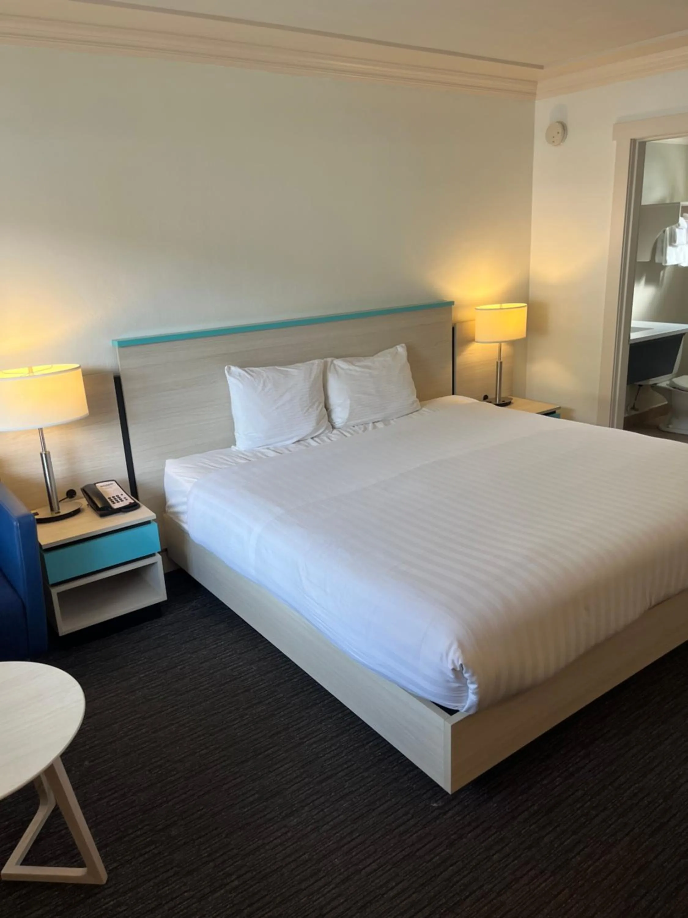 Bed in Revelstoke Lodge