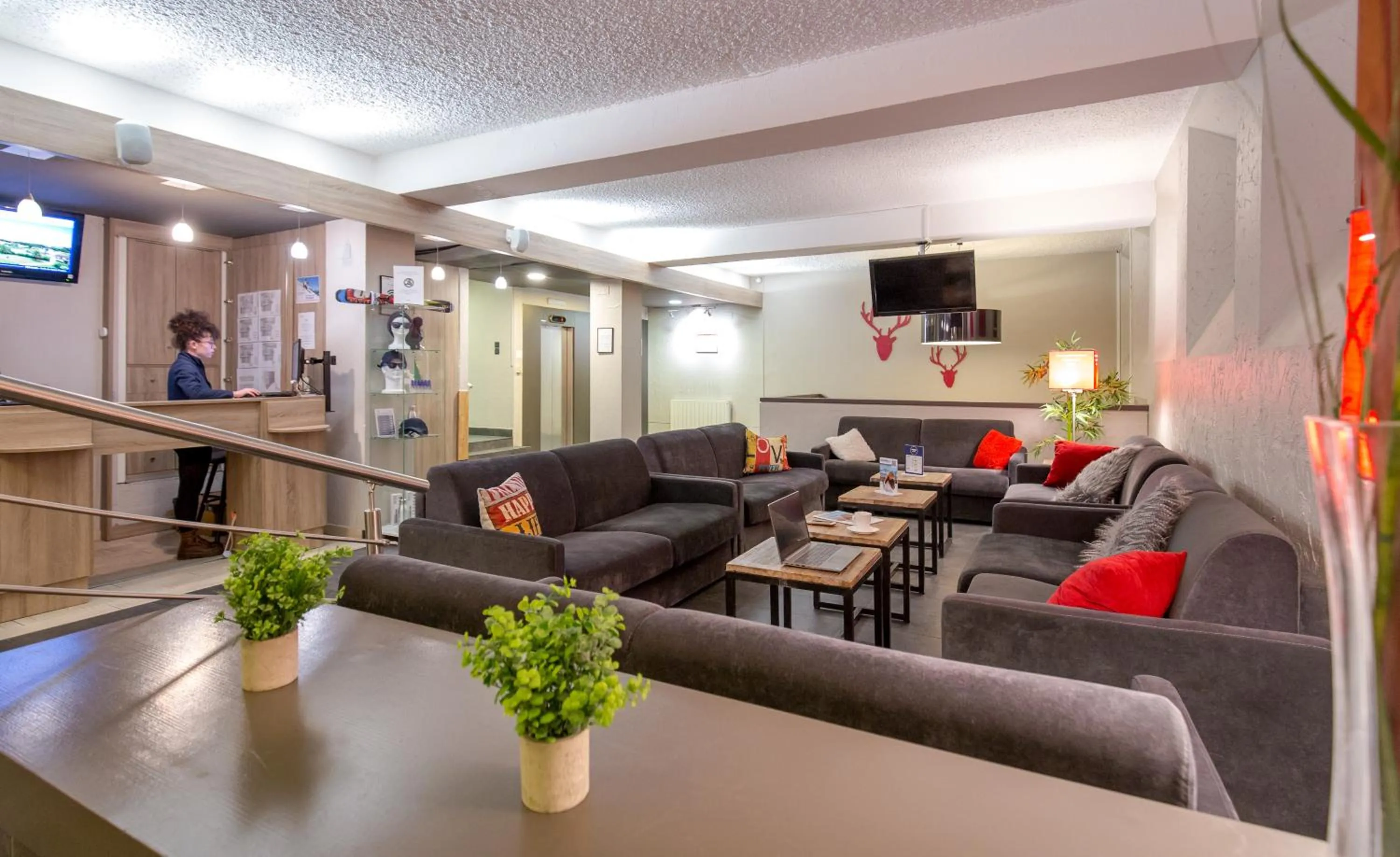 Living room in SOWELL HOTELS Le Pas du Loup