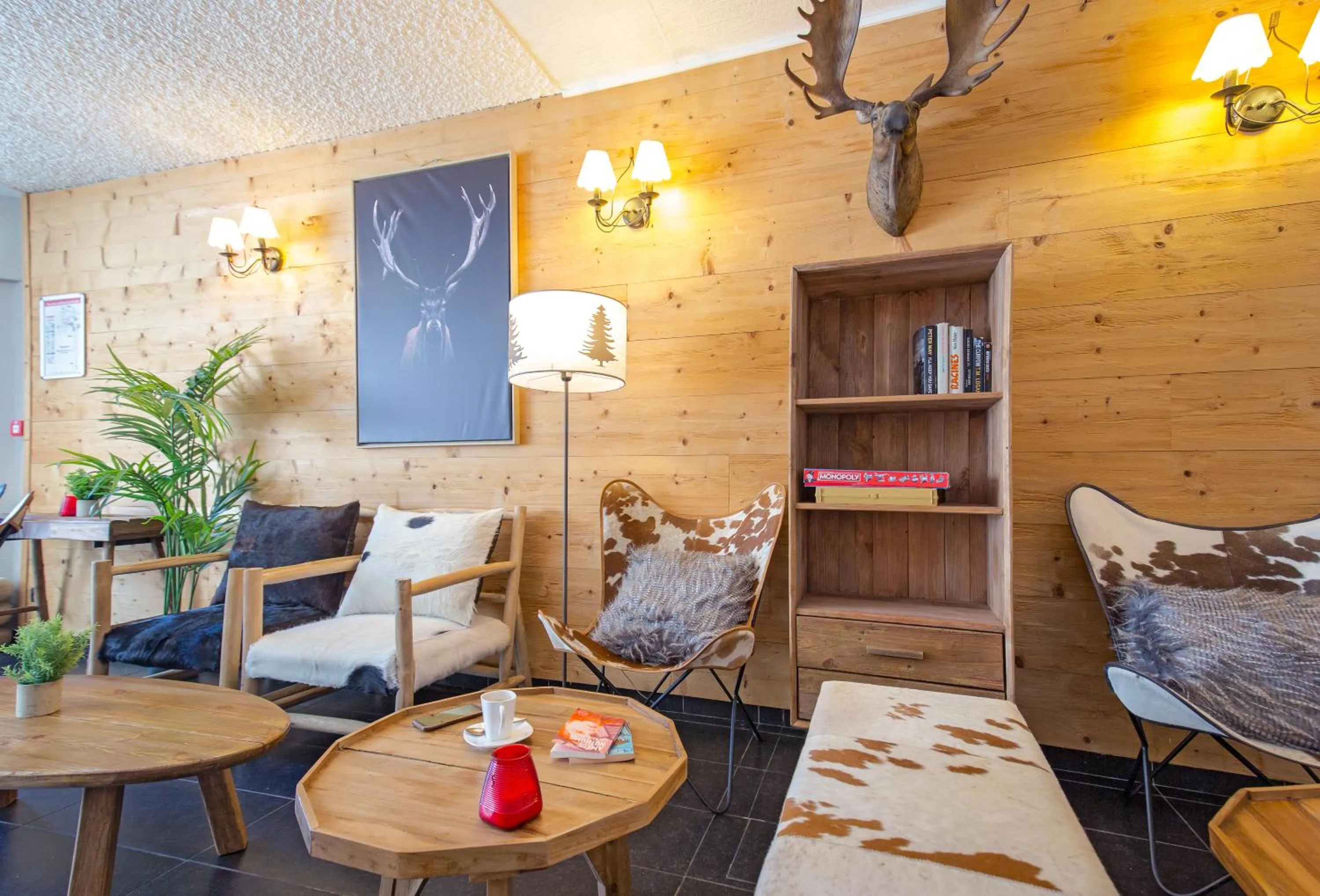 Living room in SOWELL HOTELS Le Pas du Loup