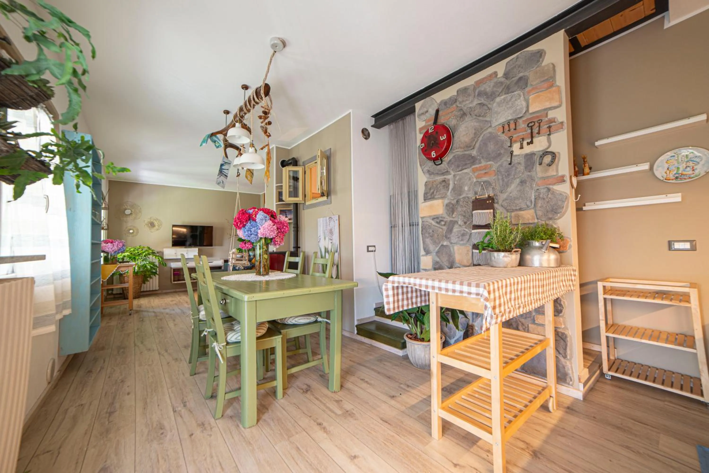 Living room in B&B Botton d'Oro Valle Imagna