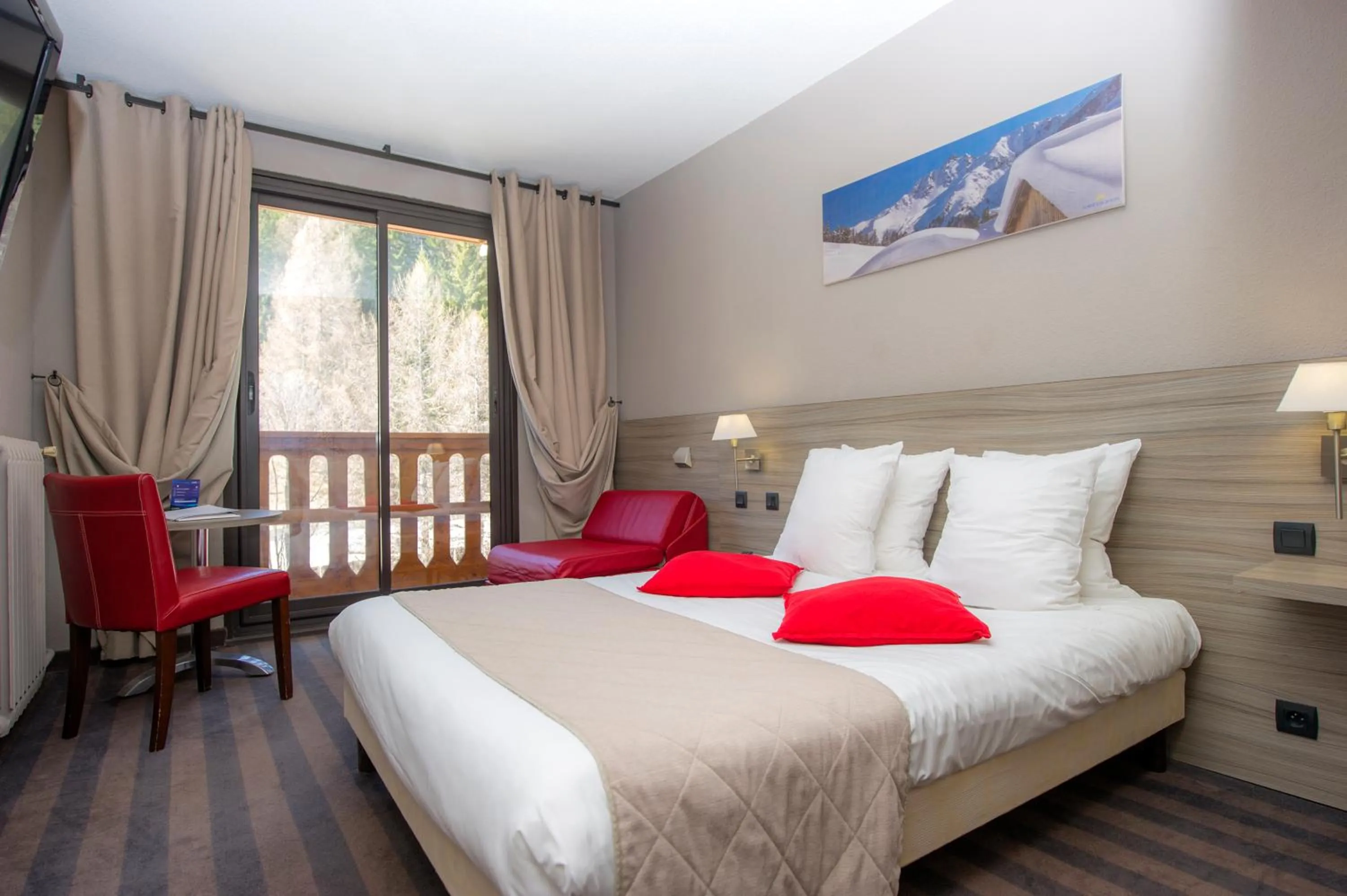 Bed in SOWELL Family Les Bergers