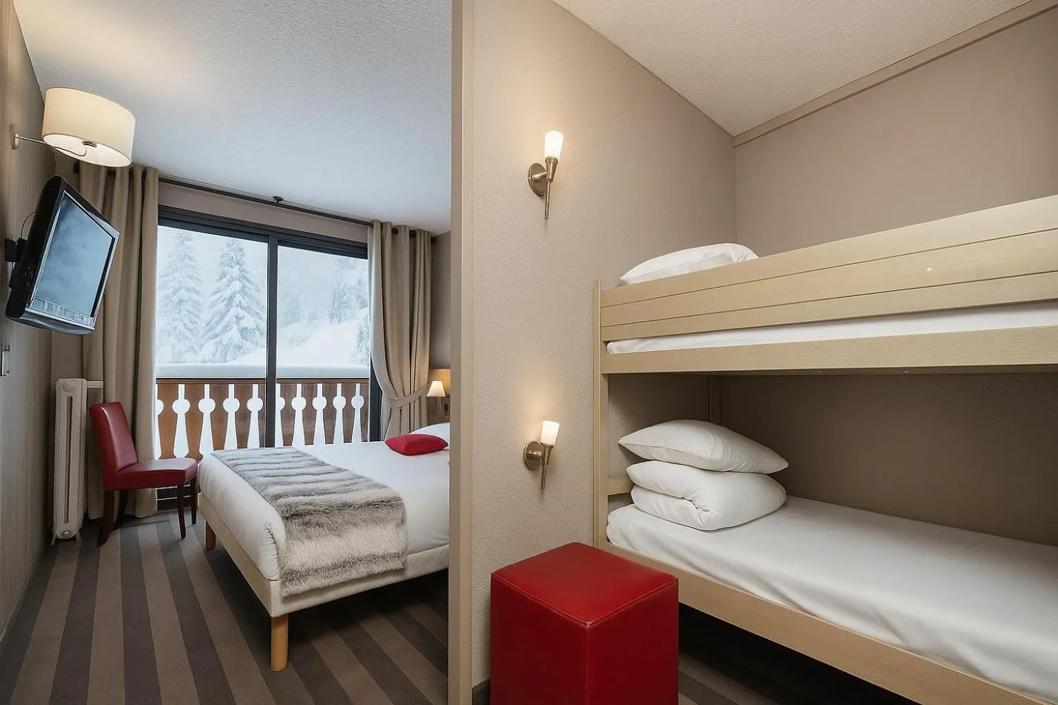 Bedroom, Bed in SOWELL Family Les Bergers