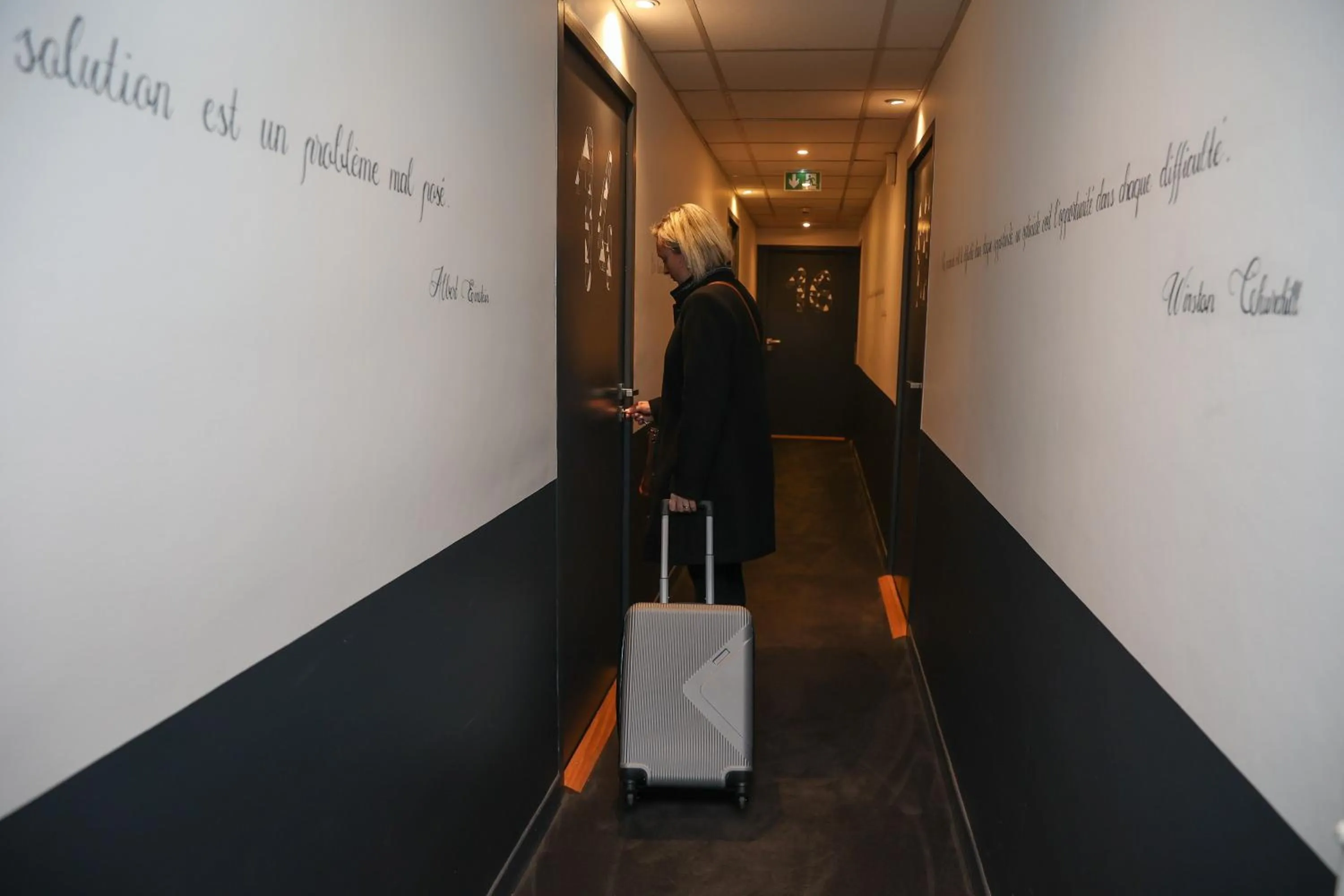 Lobby or reception in Hôtel La Réserve de Brive