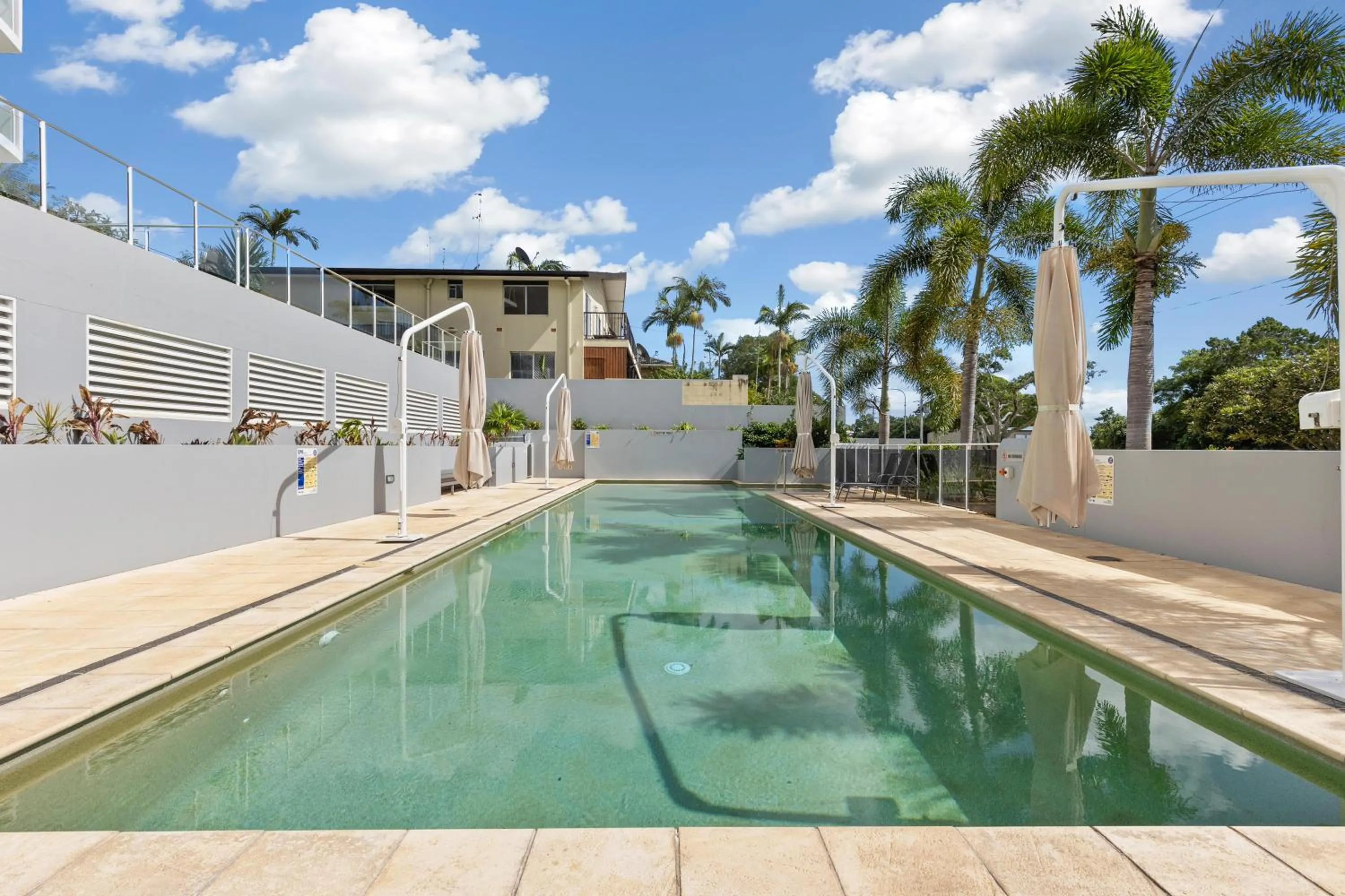 Swimming pool in Tingeera Beachfront Apartments