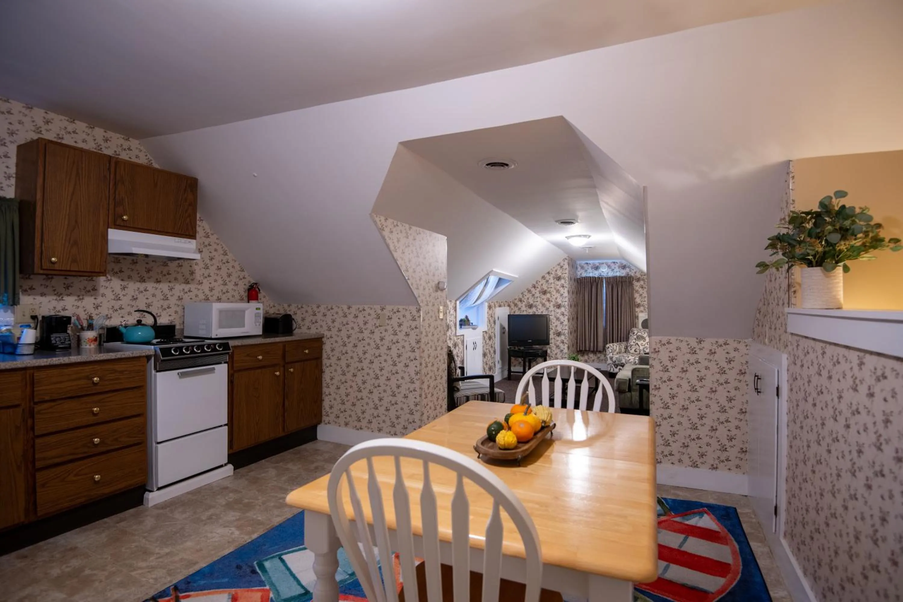Living room in Bar Harbor Manor
