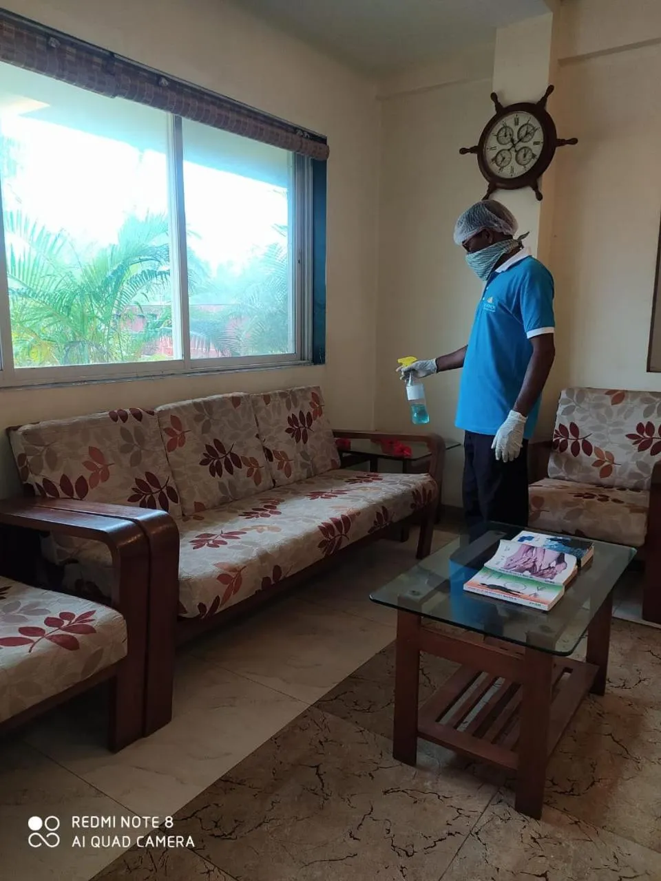 Staff in Sea Winds Hotel, Guhagar