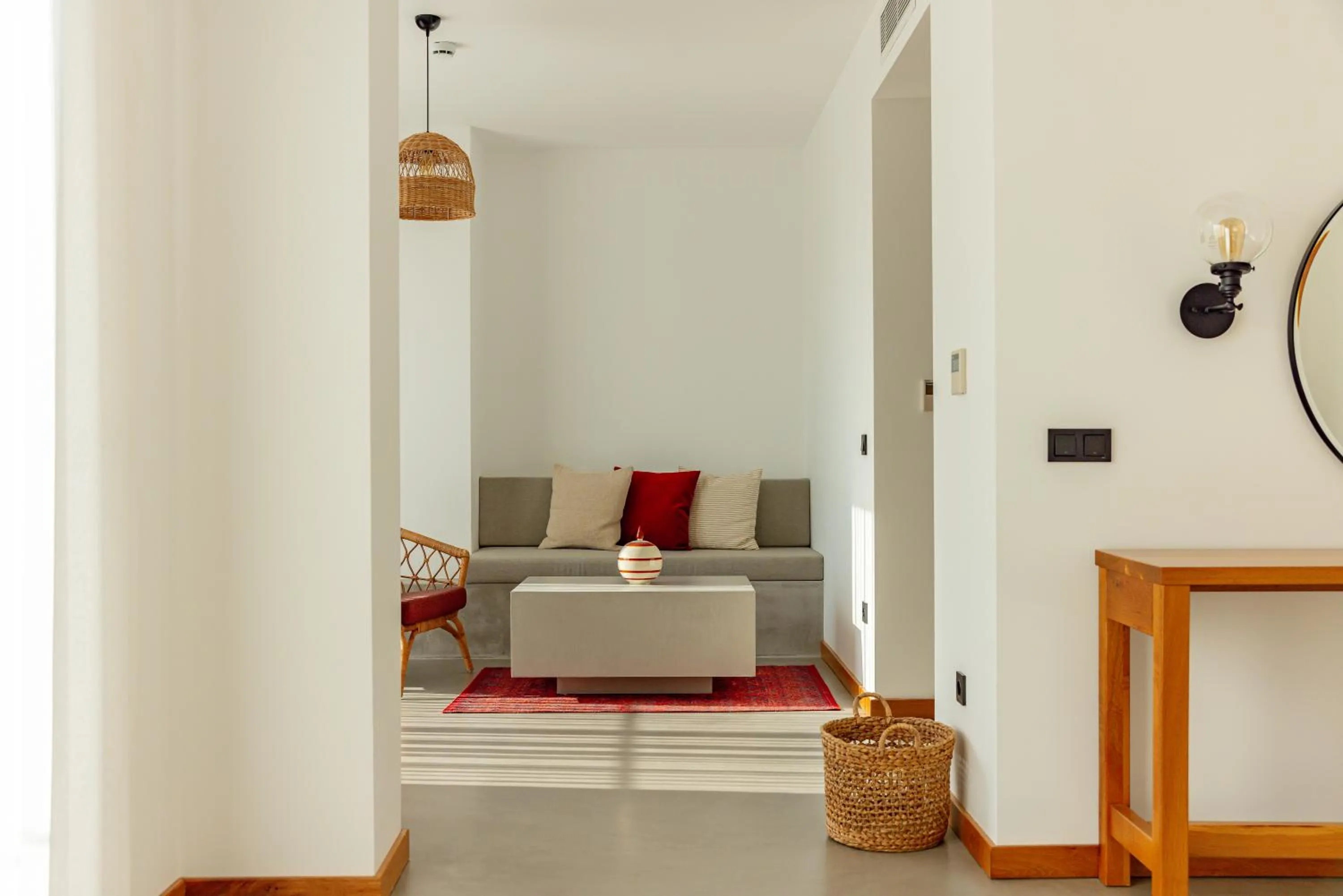 Seating area in Carruba Boutique Hotel