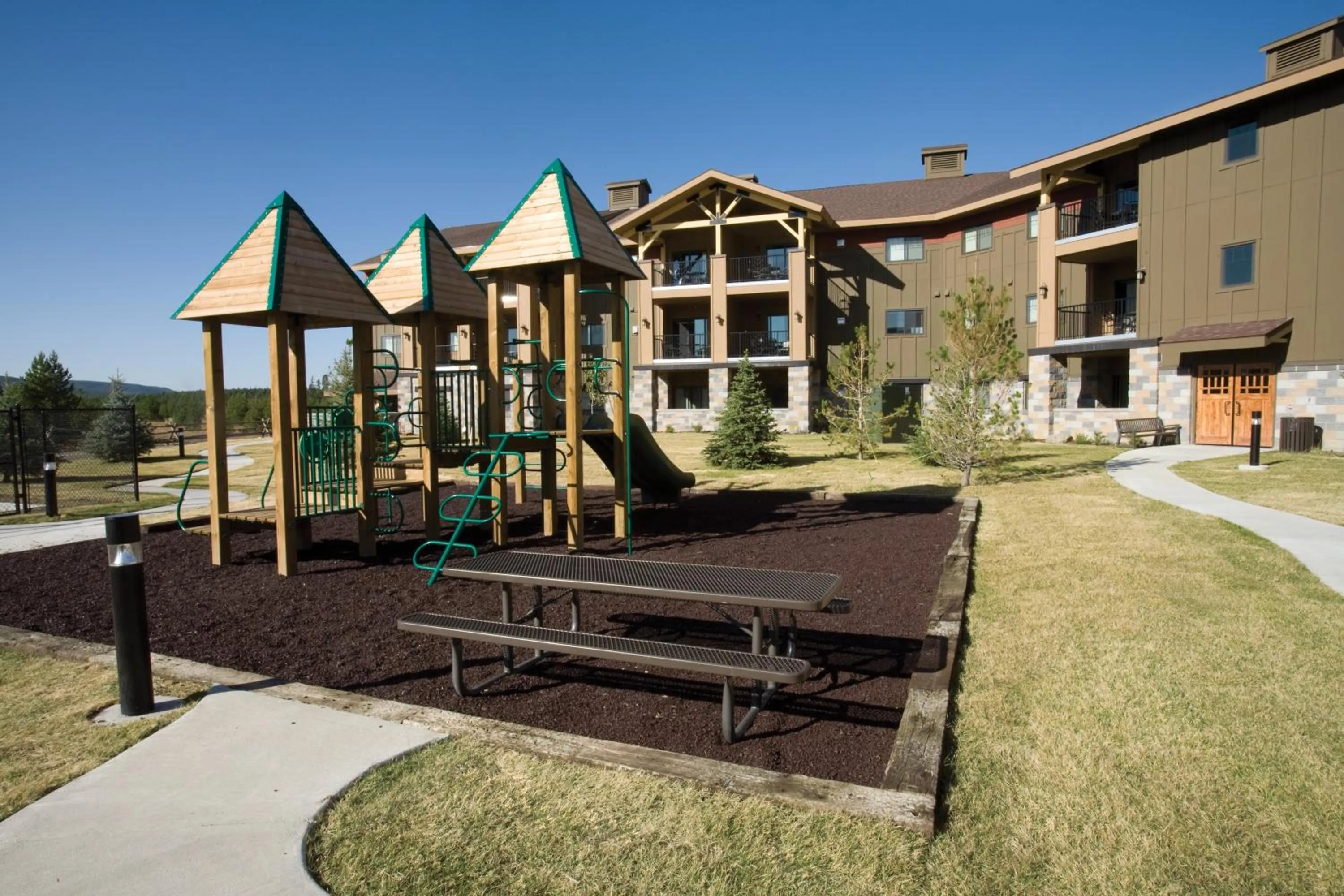 Children play ground in WorldMark West Yellowstone