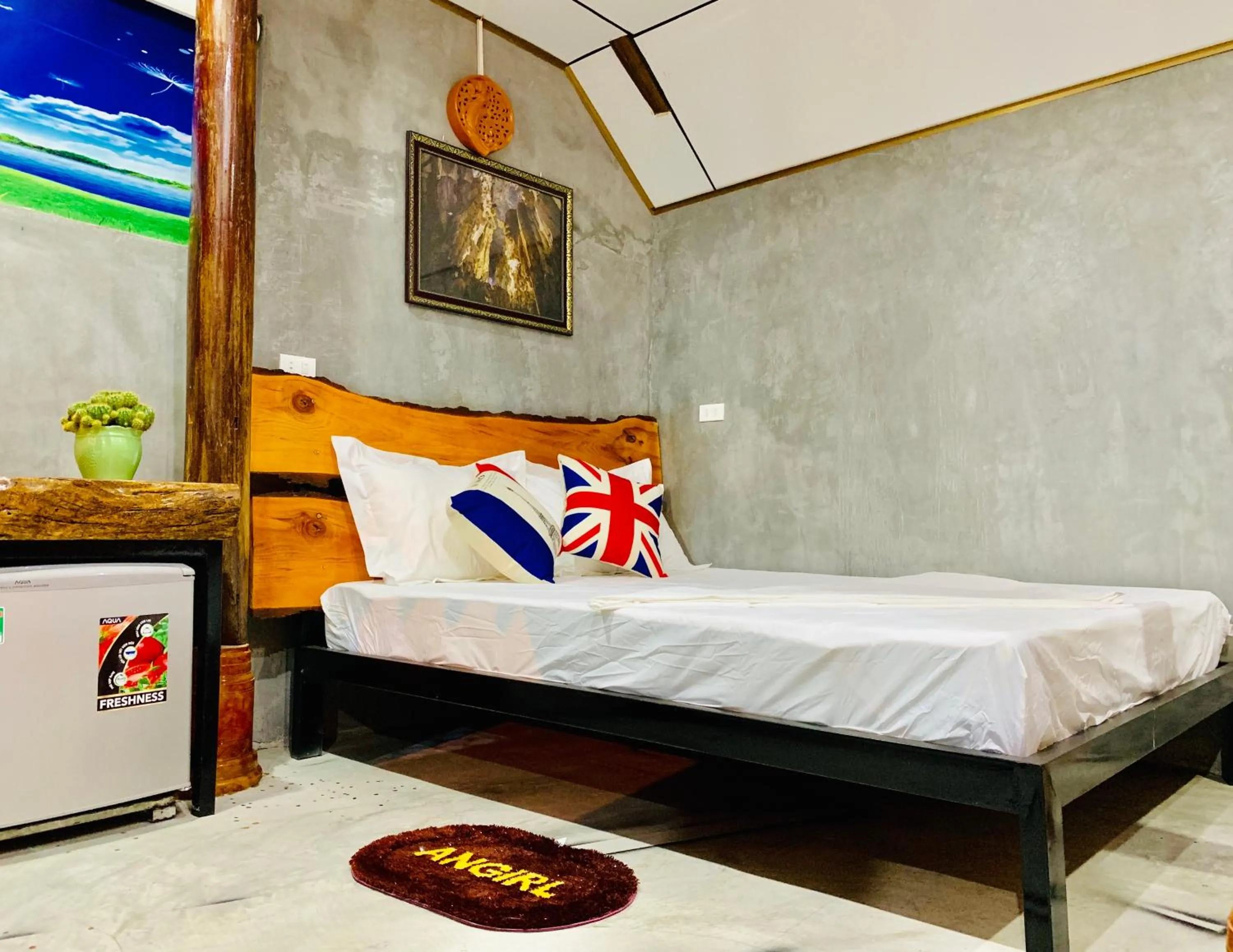 Bed in Vu's Homestay