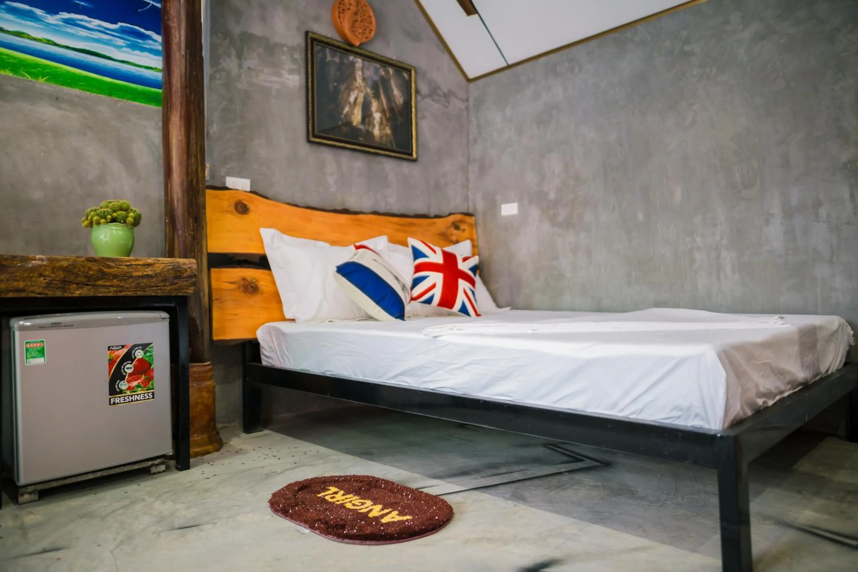 Bed in Vu's Homestay