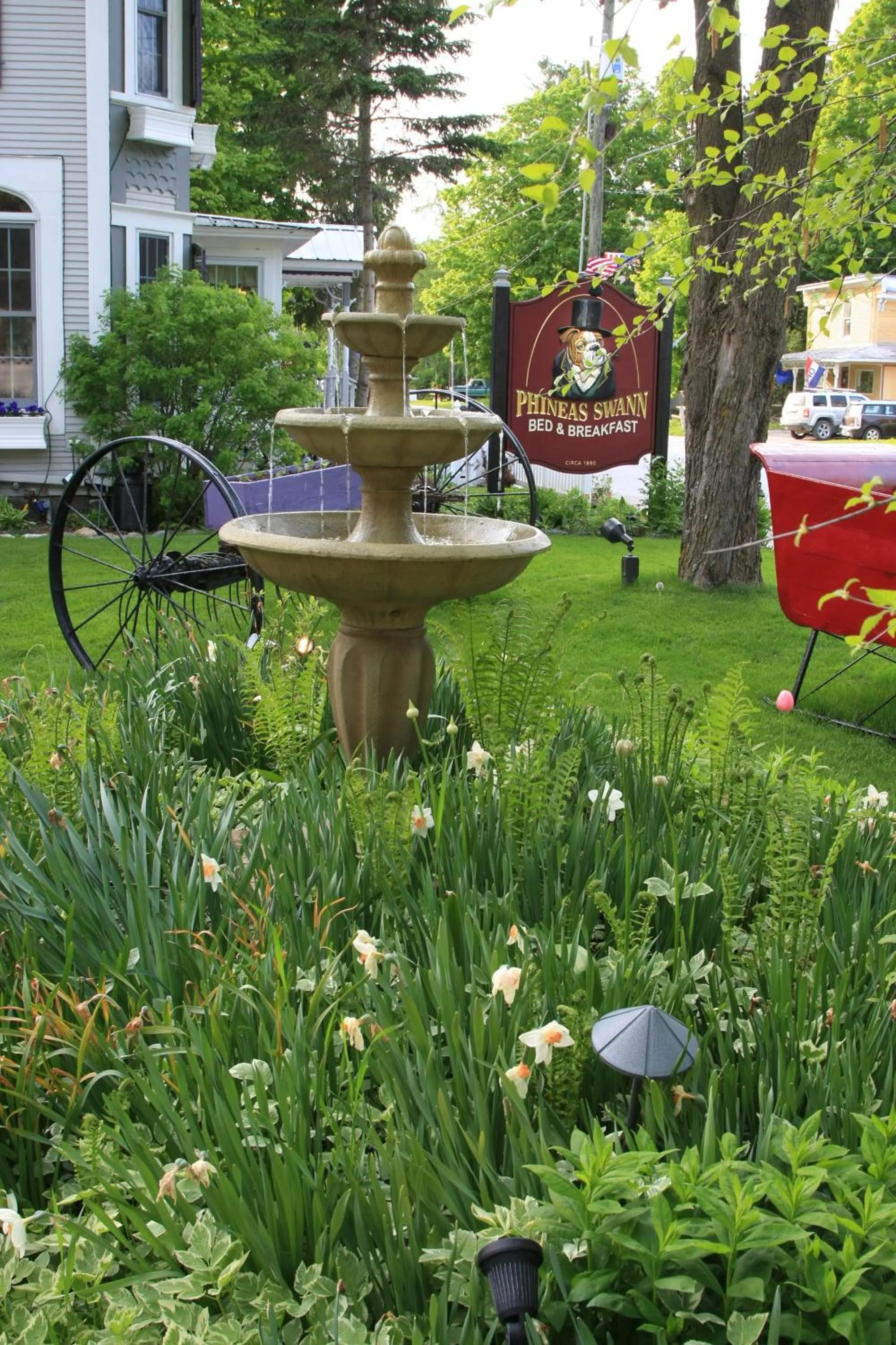 Garden in Phineas Swann Inn & Spa