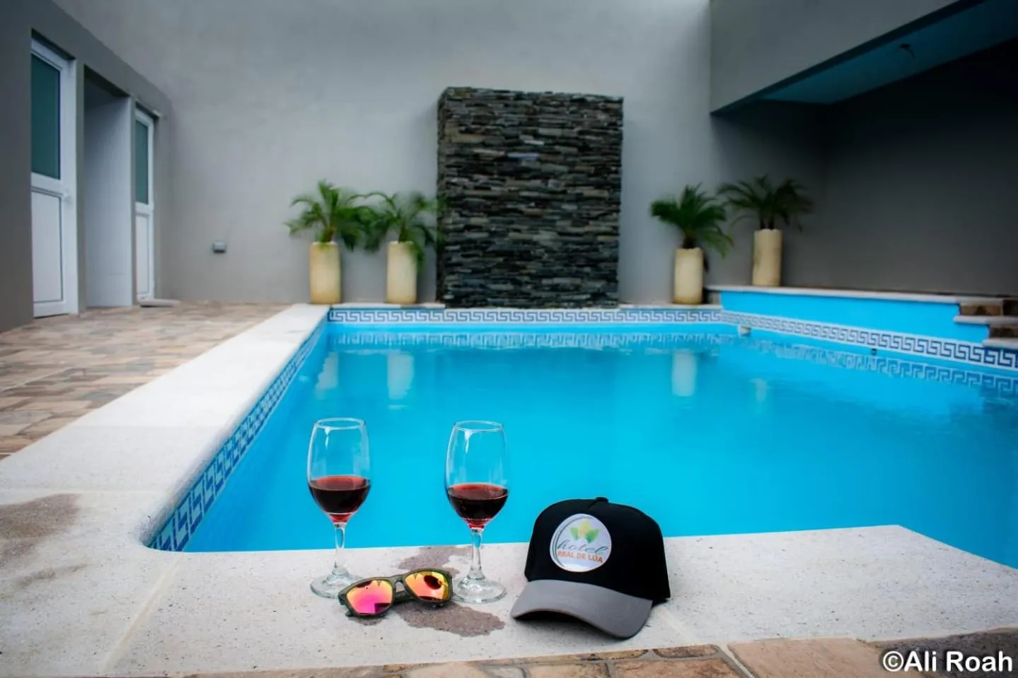 Swimming pool in Hotel Real de Lua