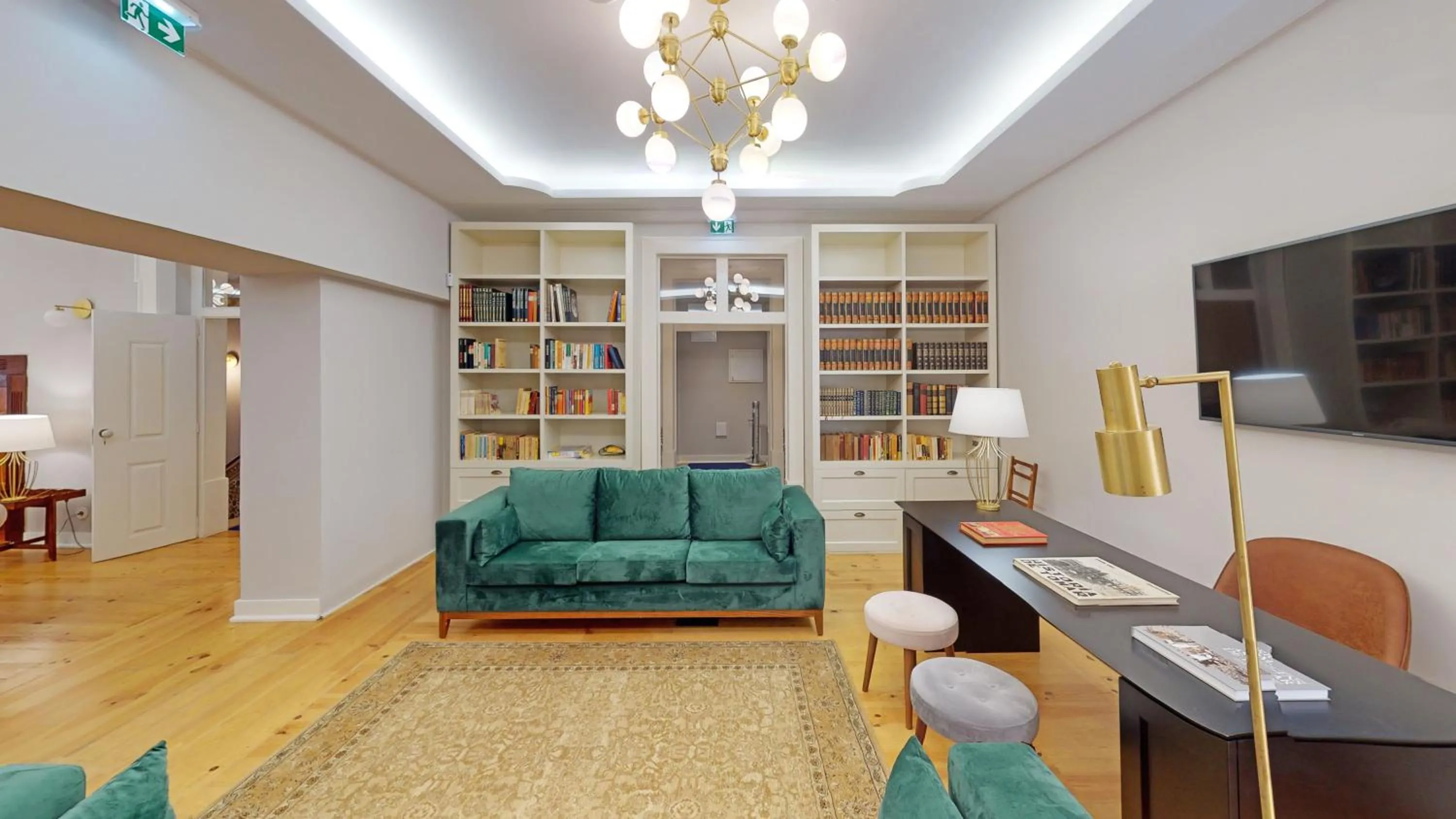 Library in Casa dos Ofícios Hotel