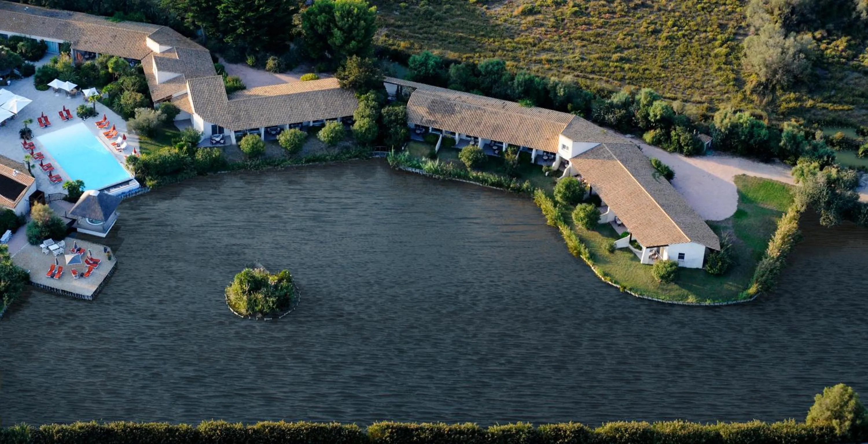 Bird's eye view in Hôtel L' Estelle en Camargue