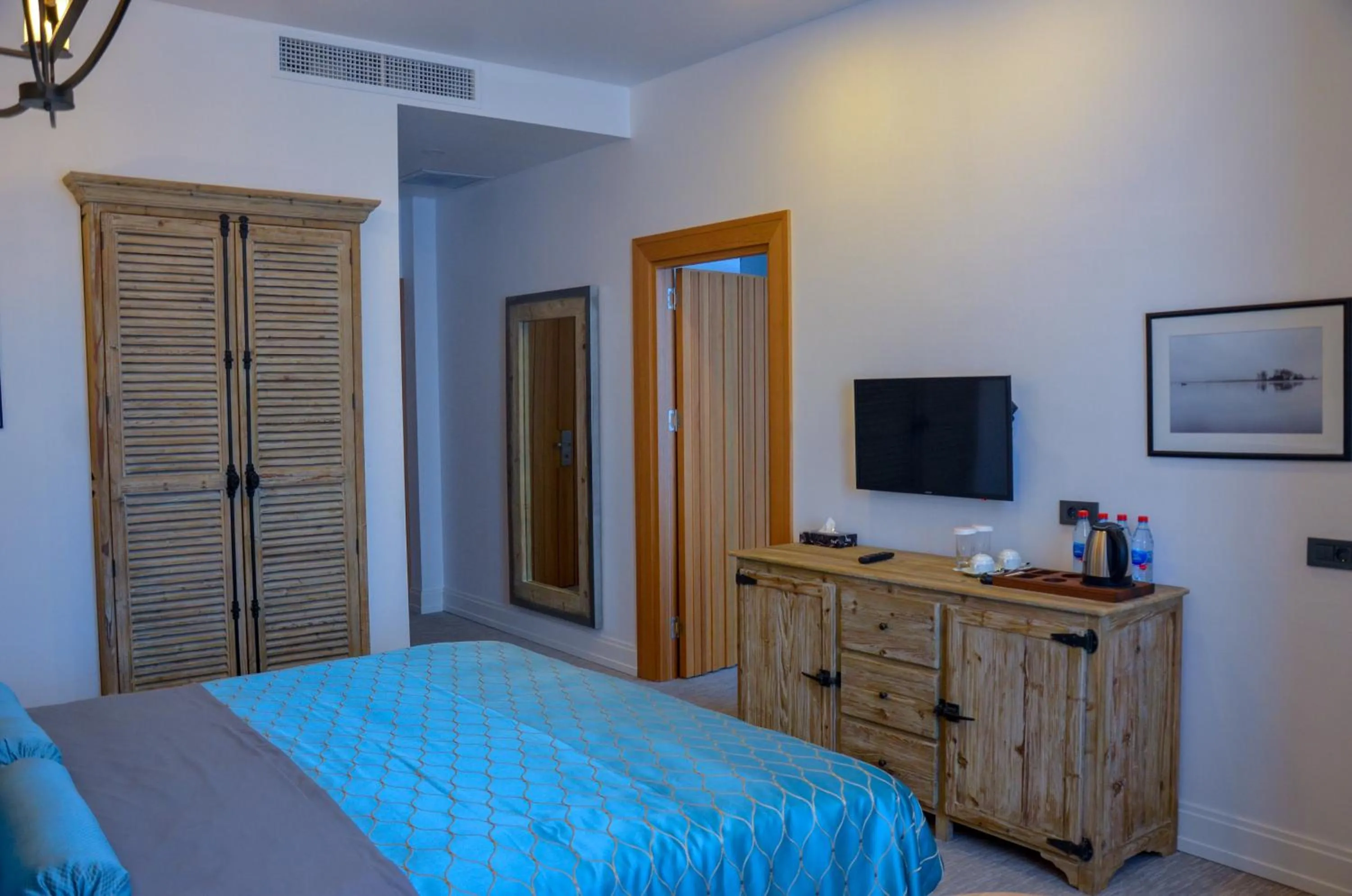 Bed in Shirvanshah Hotel