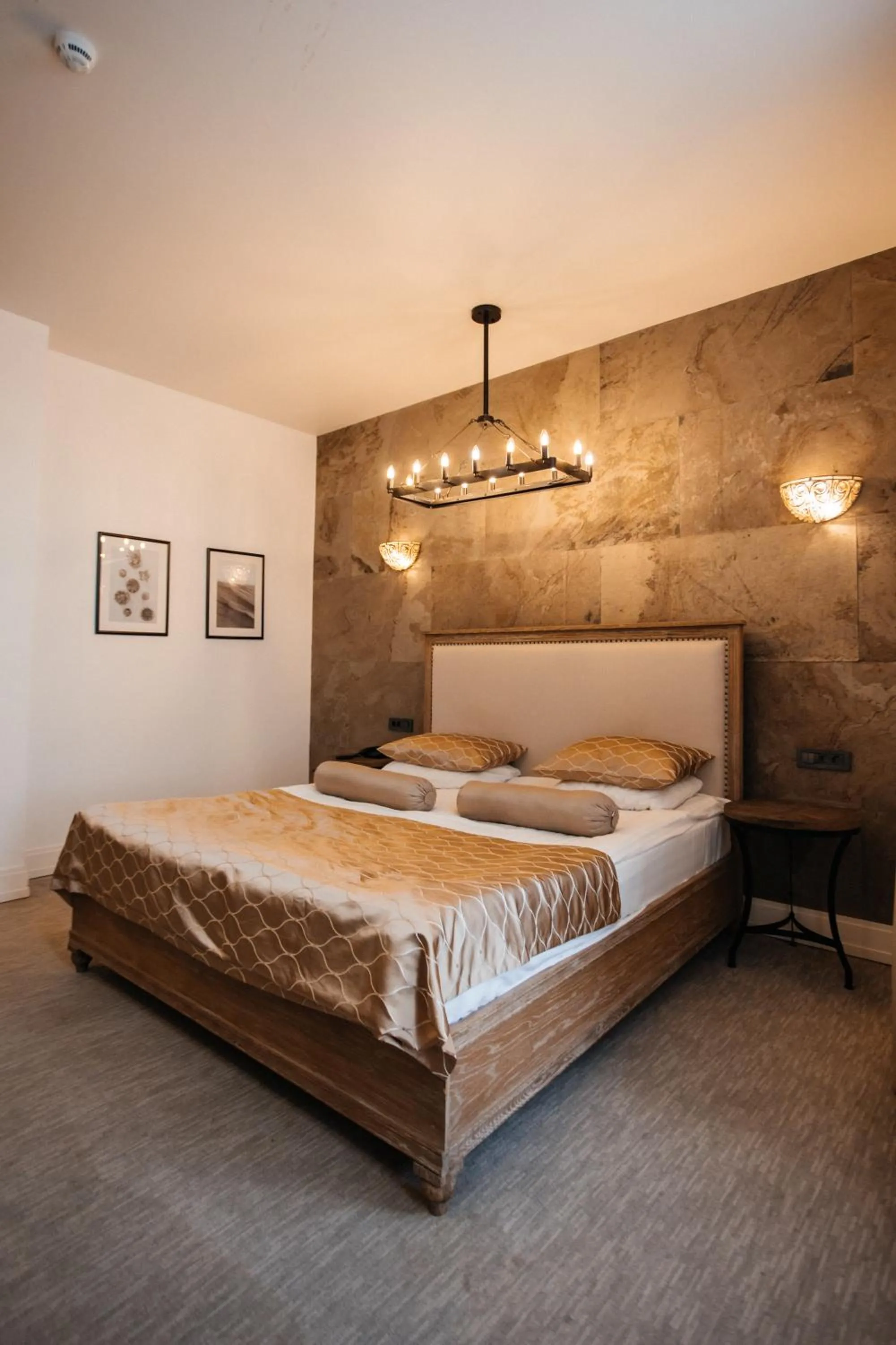 Bed in Shirvanshah Hotel