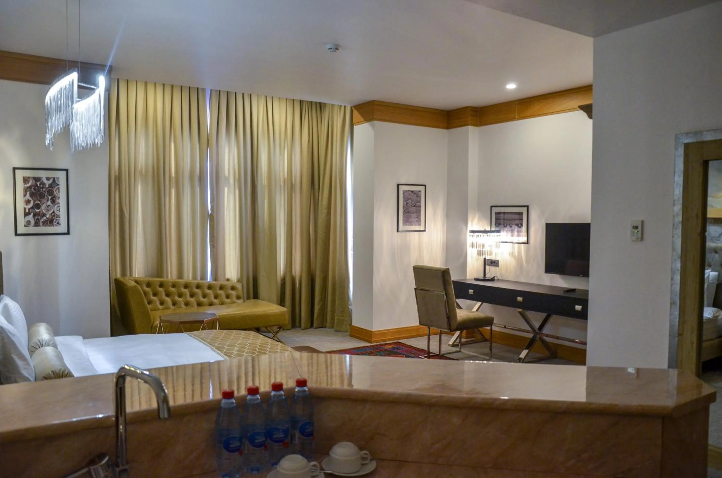 Bed in Shirvanshah Hotel