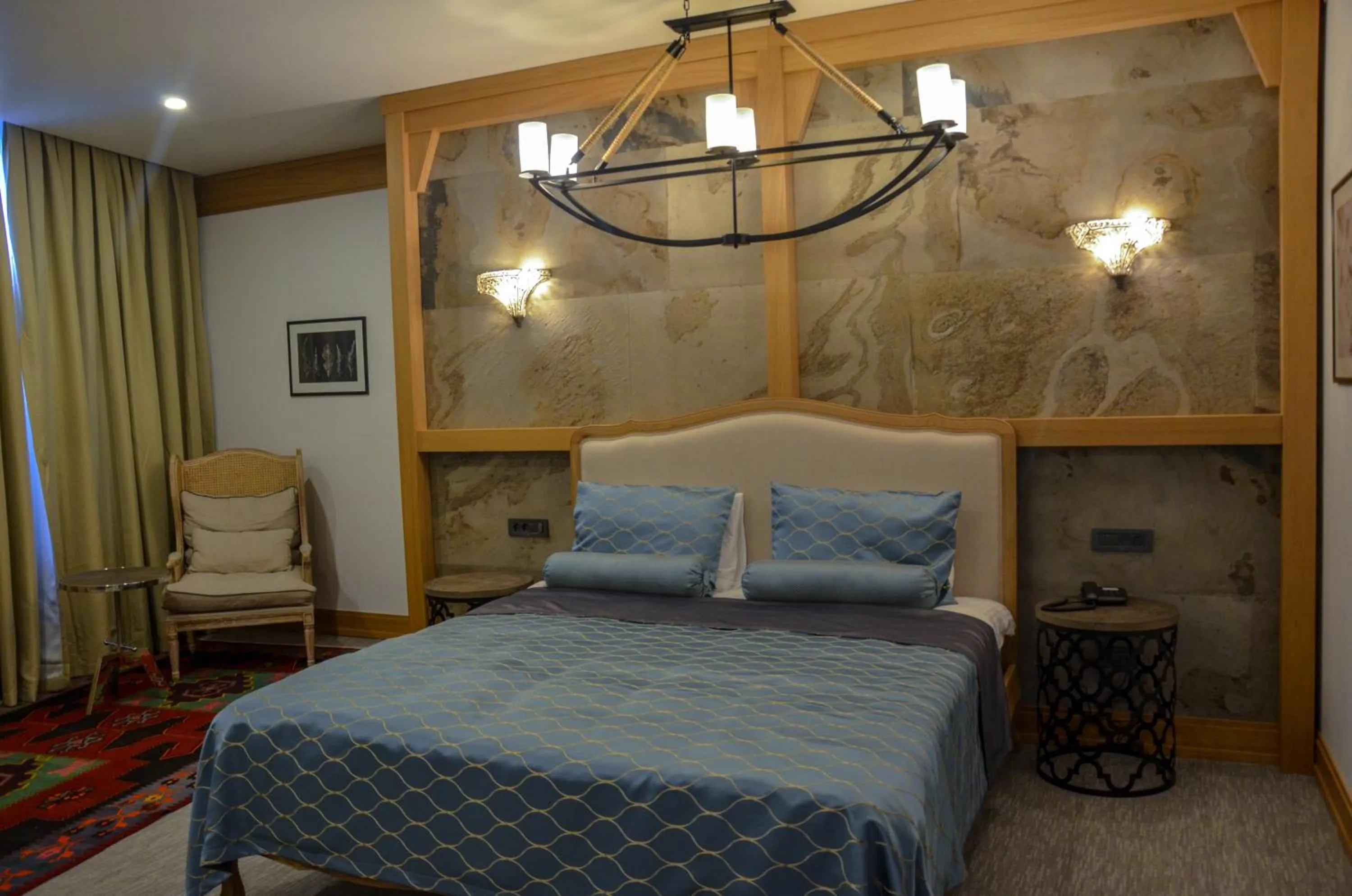 Bed in Shirvanshah Hotel