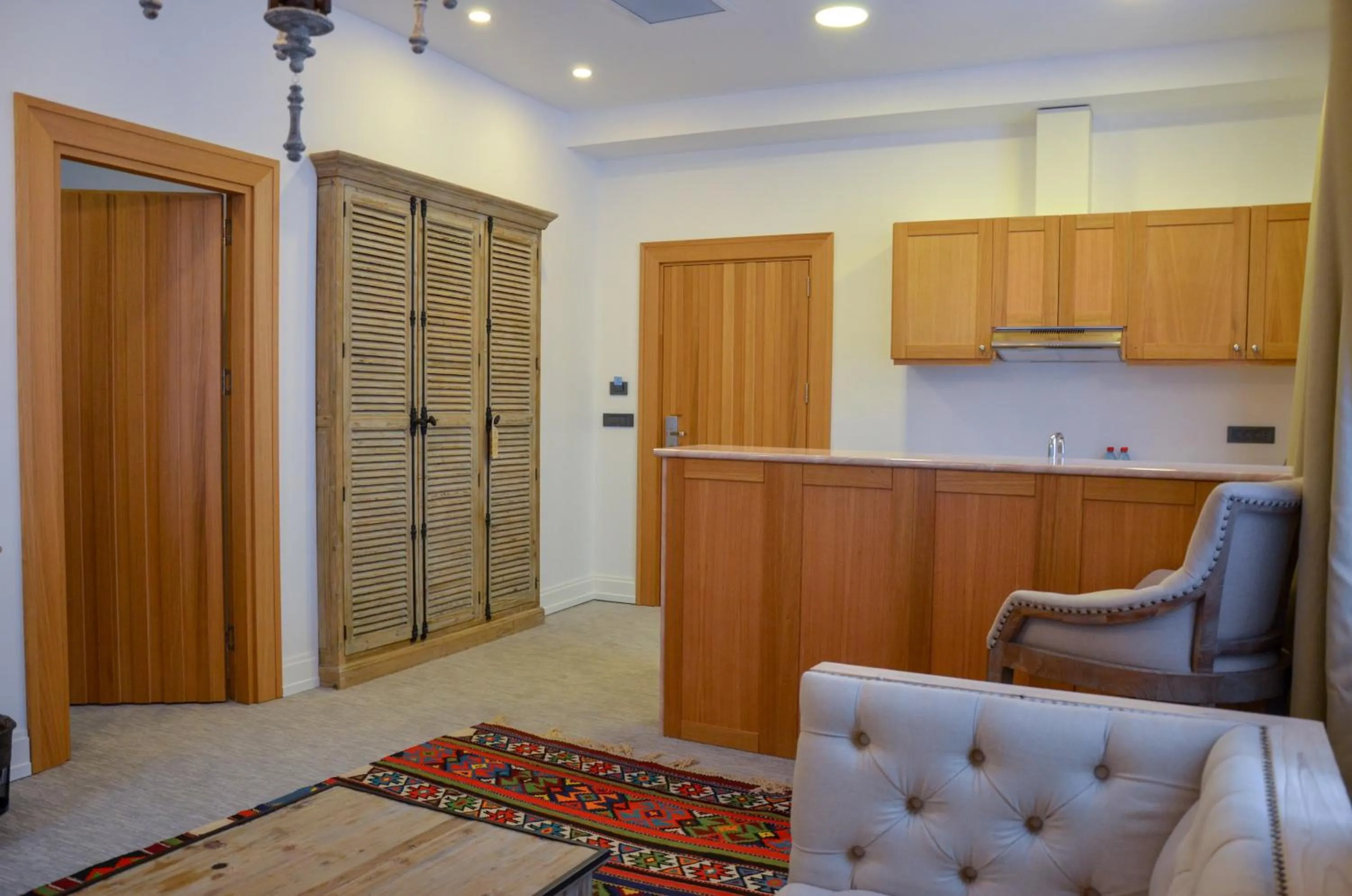 Kitchen or kitchenette in Shirvanshah Hotel