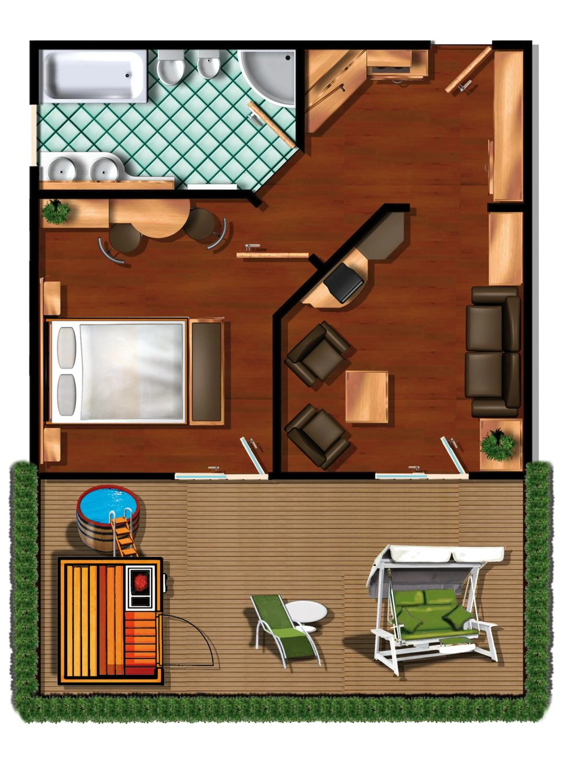 Floor plan in Lindenhof Pure Luxury & Spa DolceVita Resort