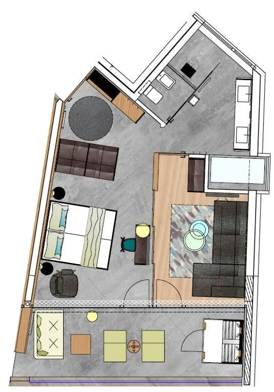 Floor plan in Lindenhof Pure Luxury & Spa DolceVita Resort