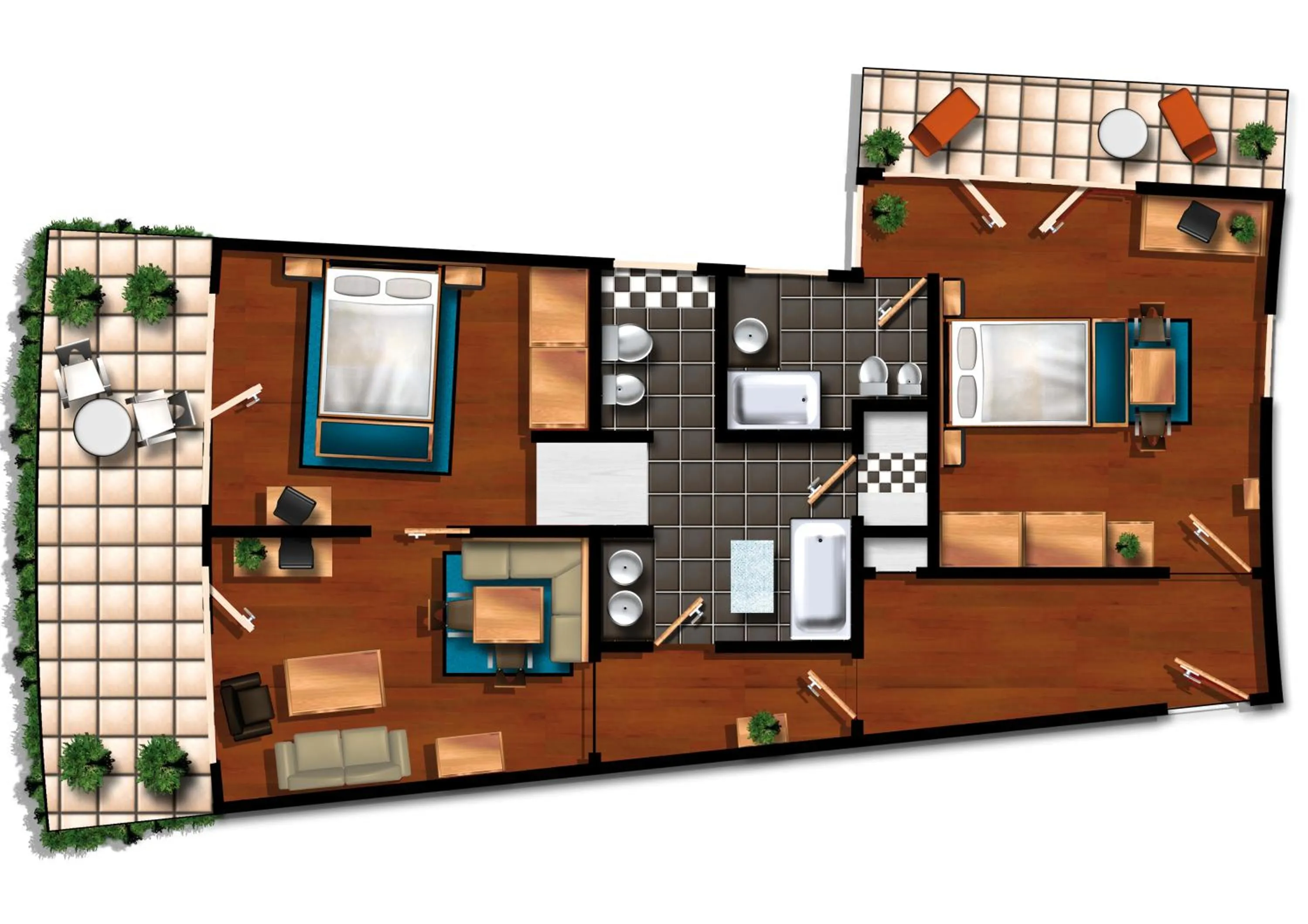 Floor plan in Lindenhof Pure Luxury & Spa DolceVita Resort